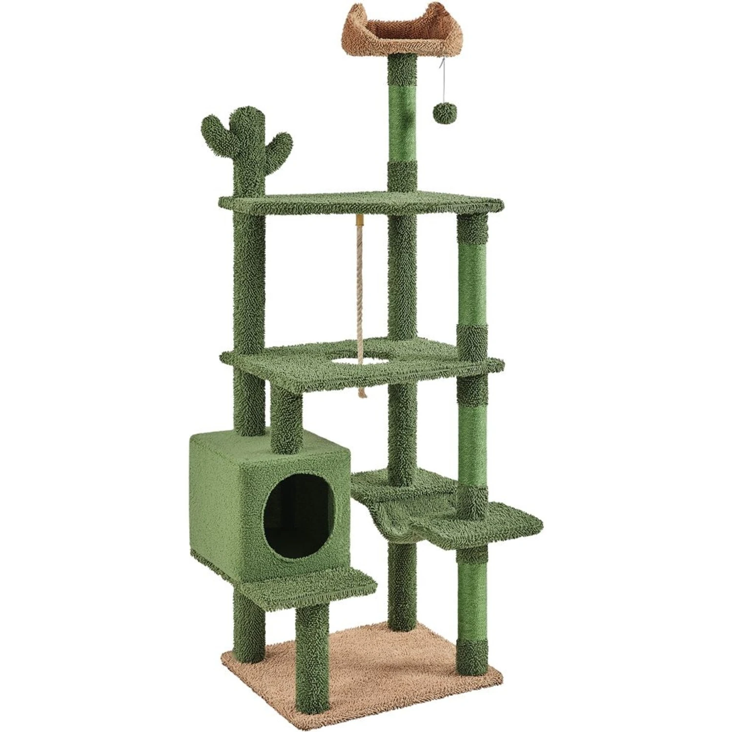 Yaheetech Cactus 70.5-in Cat Tree - Image 2