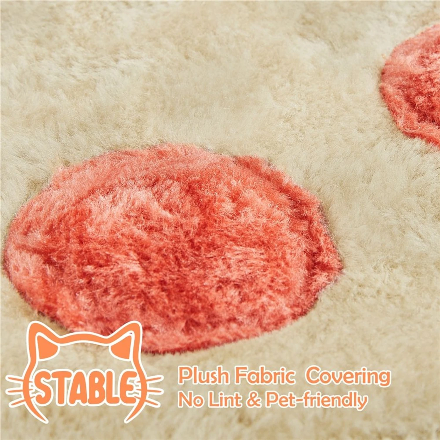 Yaheetech Paw-Shaped Play 57.5-in Cat Tower - Image 6