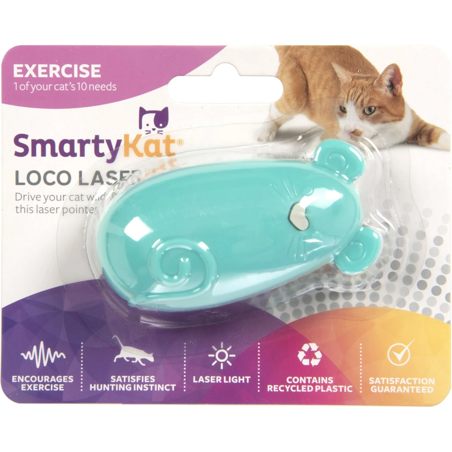 SmartyKat Loco Laser Cat Toy, Color Varies - Image 4