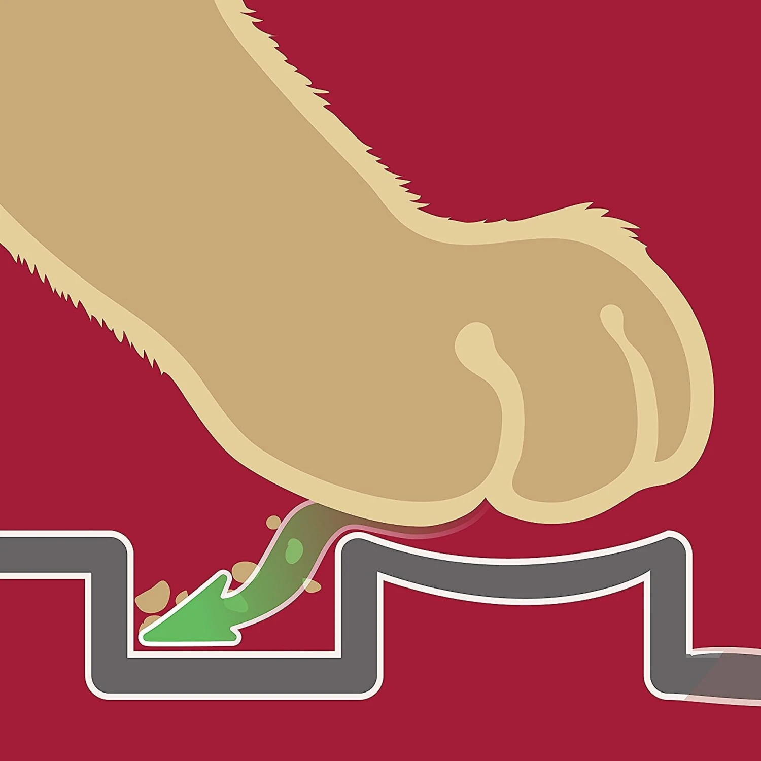 Petlinks Purrfect Paws Cat Litter Mat - Image 7