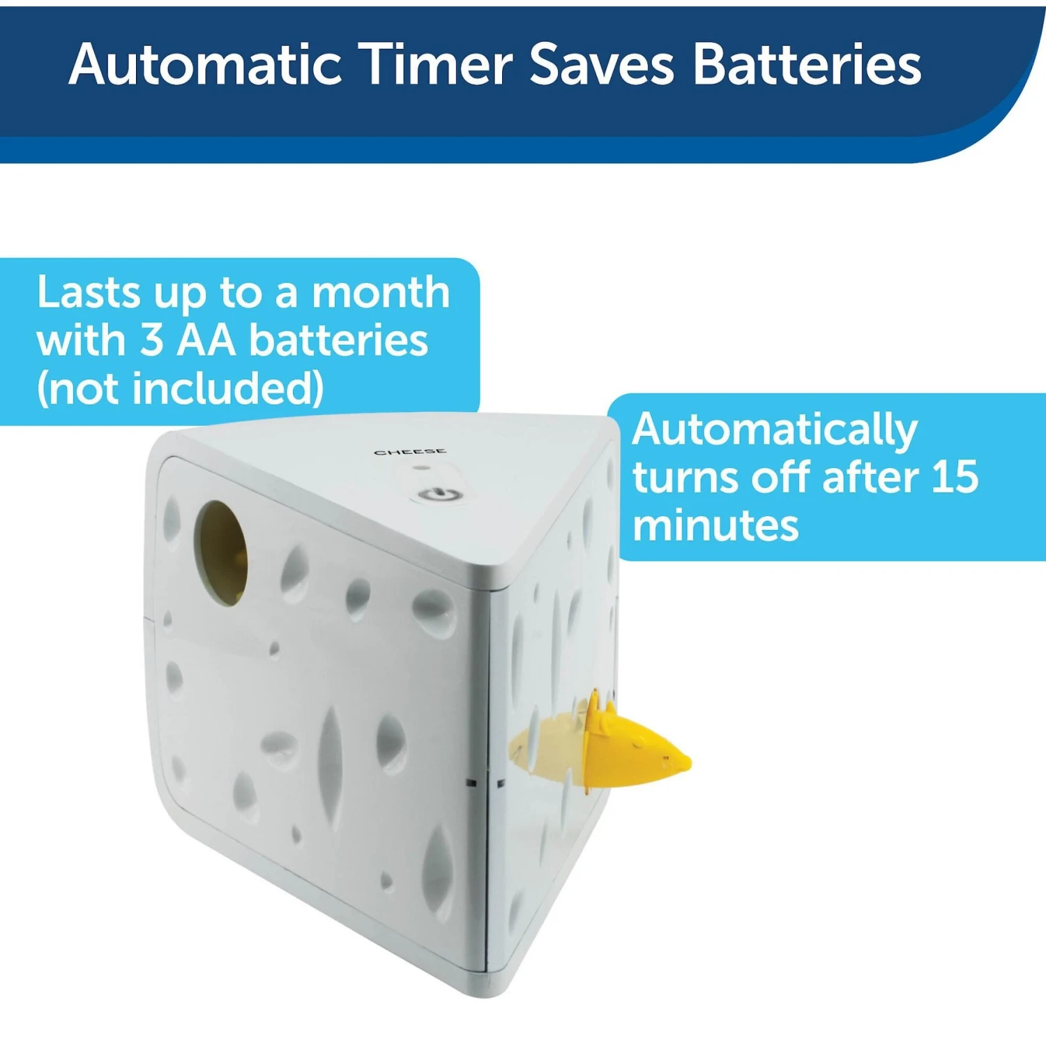 PetSafe Cheese Motion Cat Toy - Image 8