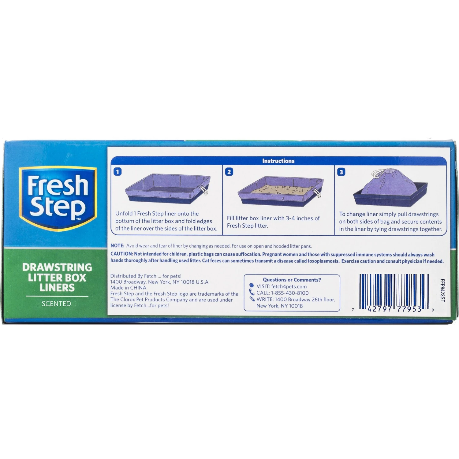 Fresh Step Products Drawstring Scented Litter Box Liner, 7 Count - Image 2