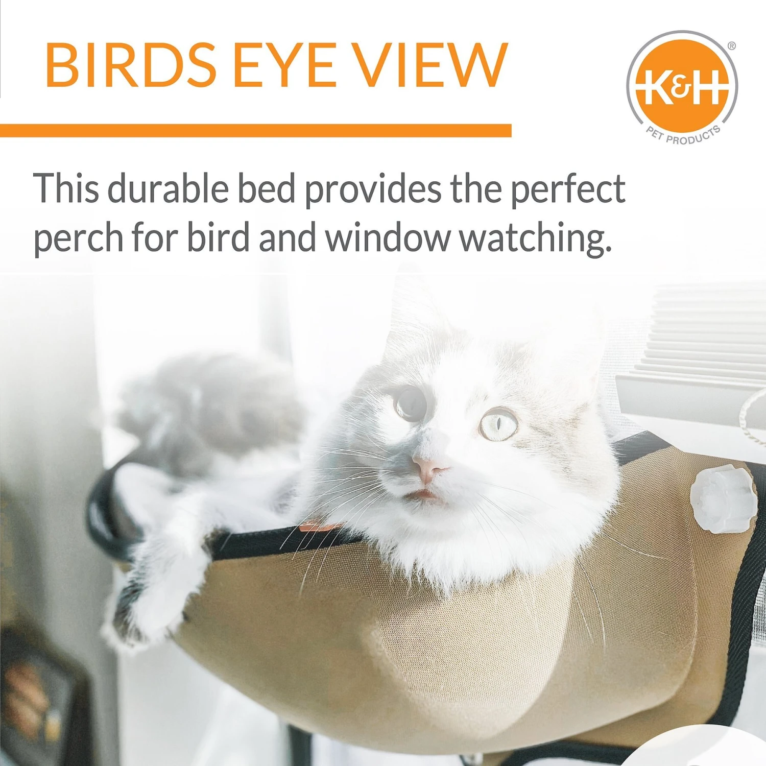 K&H Pet Products EZ Mount Kitty Sill Cat Window Perch - Image 3