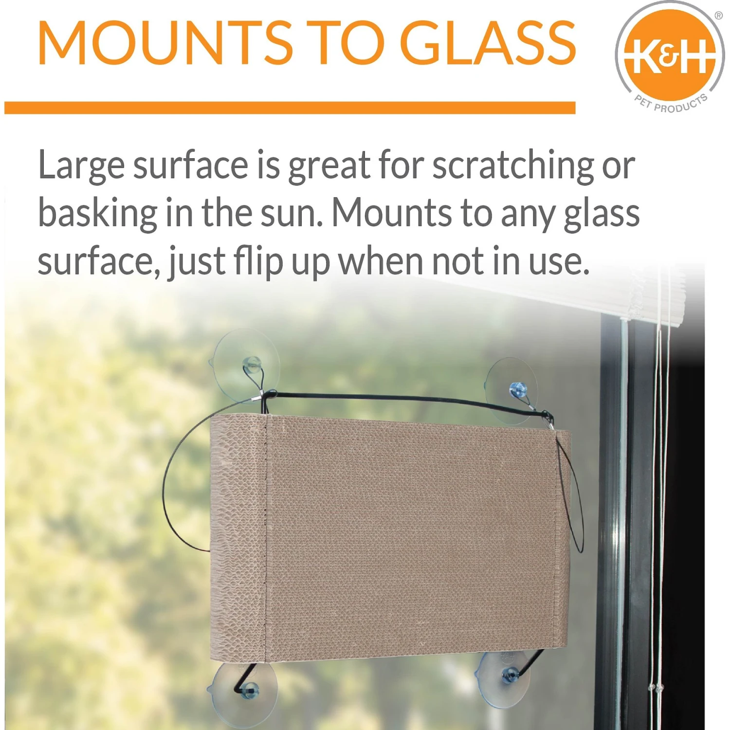 K&H Pet Products EZ Mount Window Scratcher Kitty Sill - Image 3
