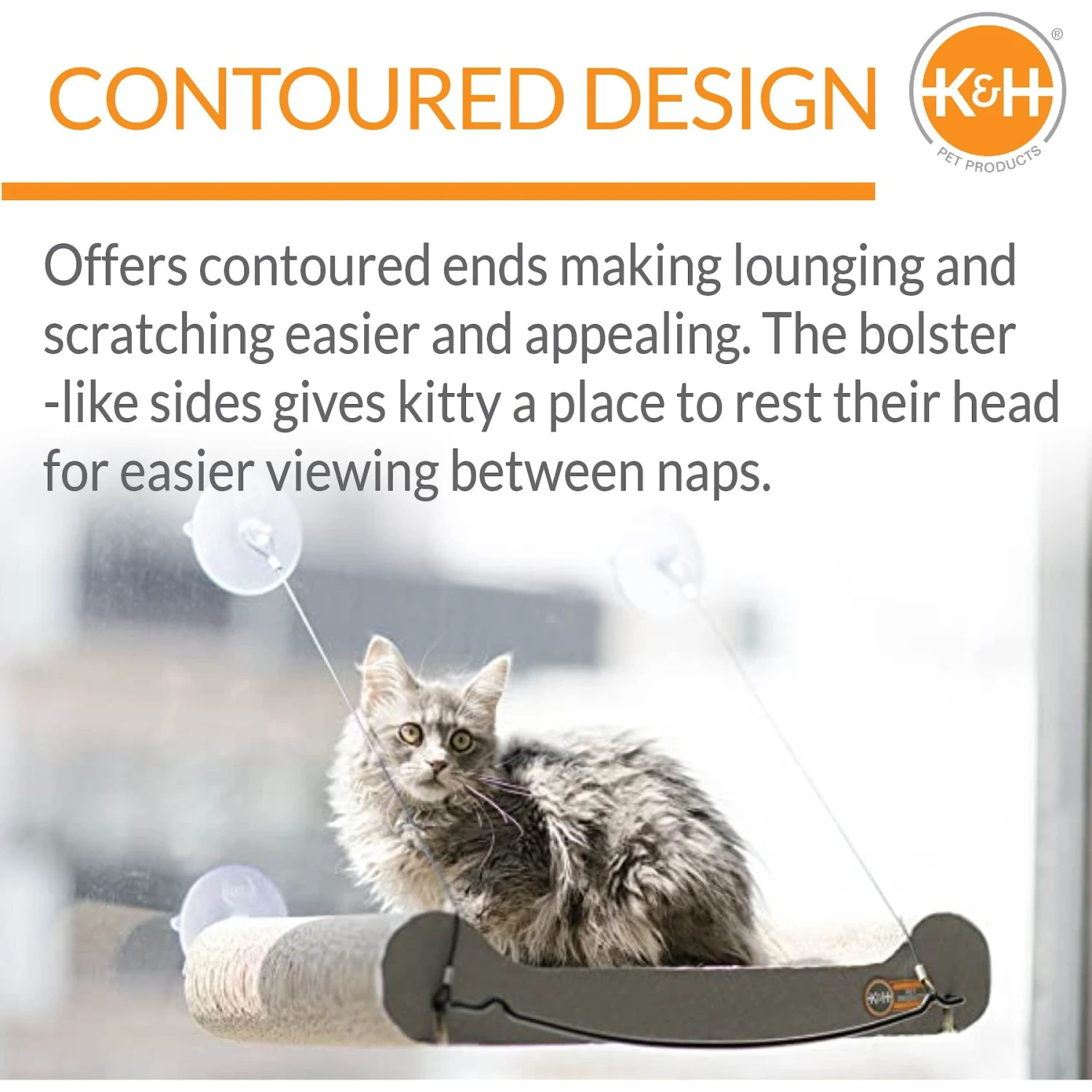 K&H Pet Products EZ Mount Window Scratcher Kitty Sill - Image 4