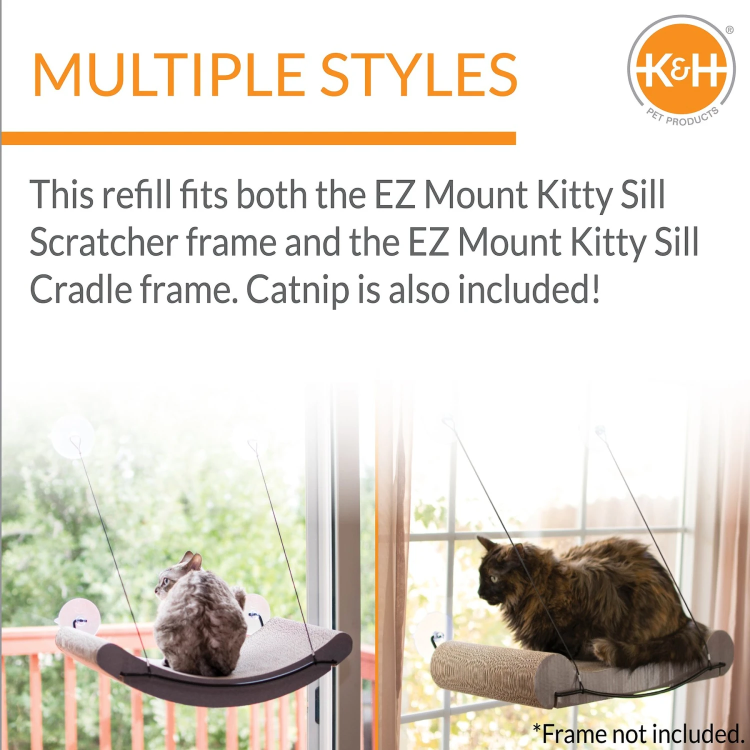 K&H Pet Products EZ Mount Window Scratcher Kitty Sill Refill - Image 3