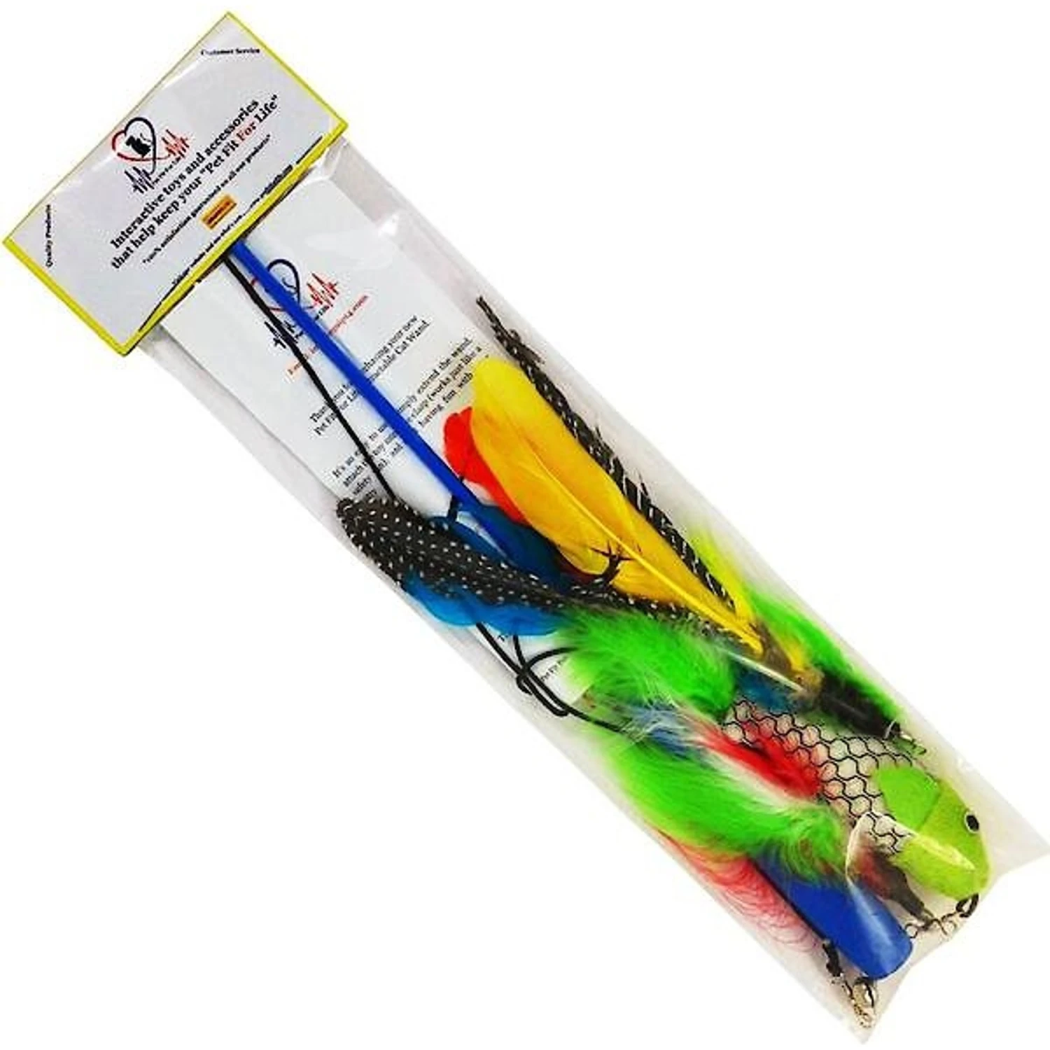 Pet Fit For Life 3 Piece Retractable Feather Wand Cat Toy - Image 5