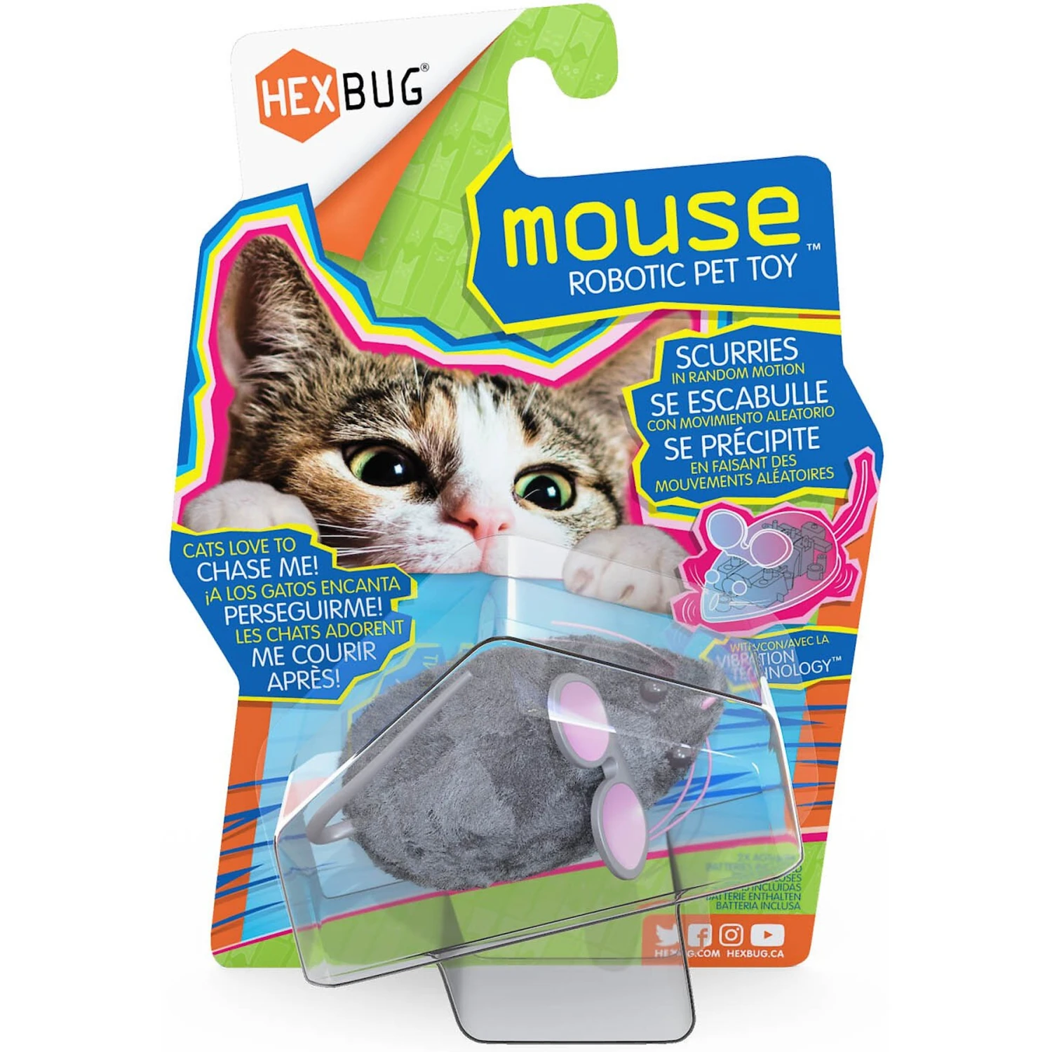 Hexbug Mouse Robotic Cat Toy, Color Varies - Image 4