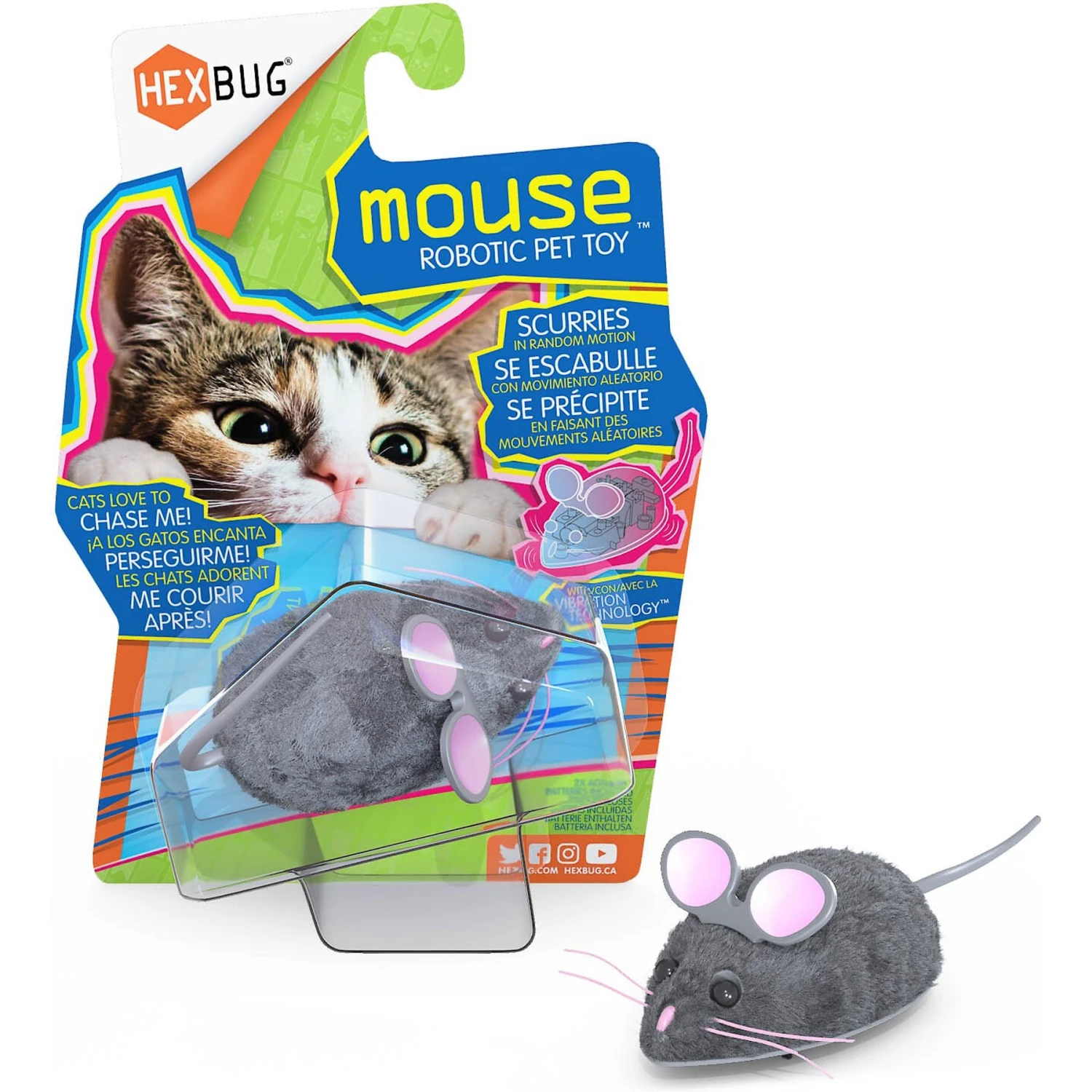 Hexbug Mouse Robotic Cat Toy, Color Varies - Image 7