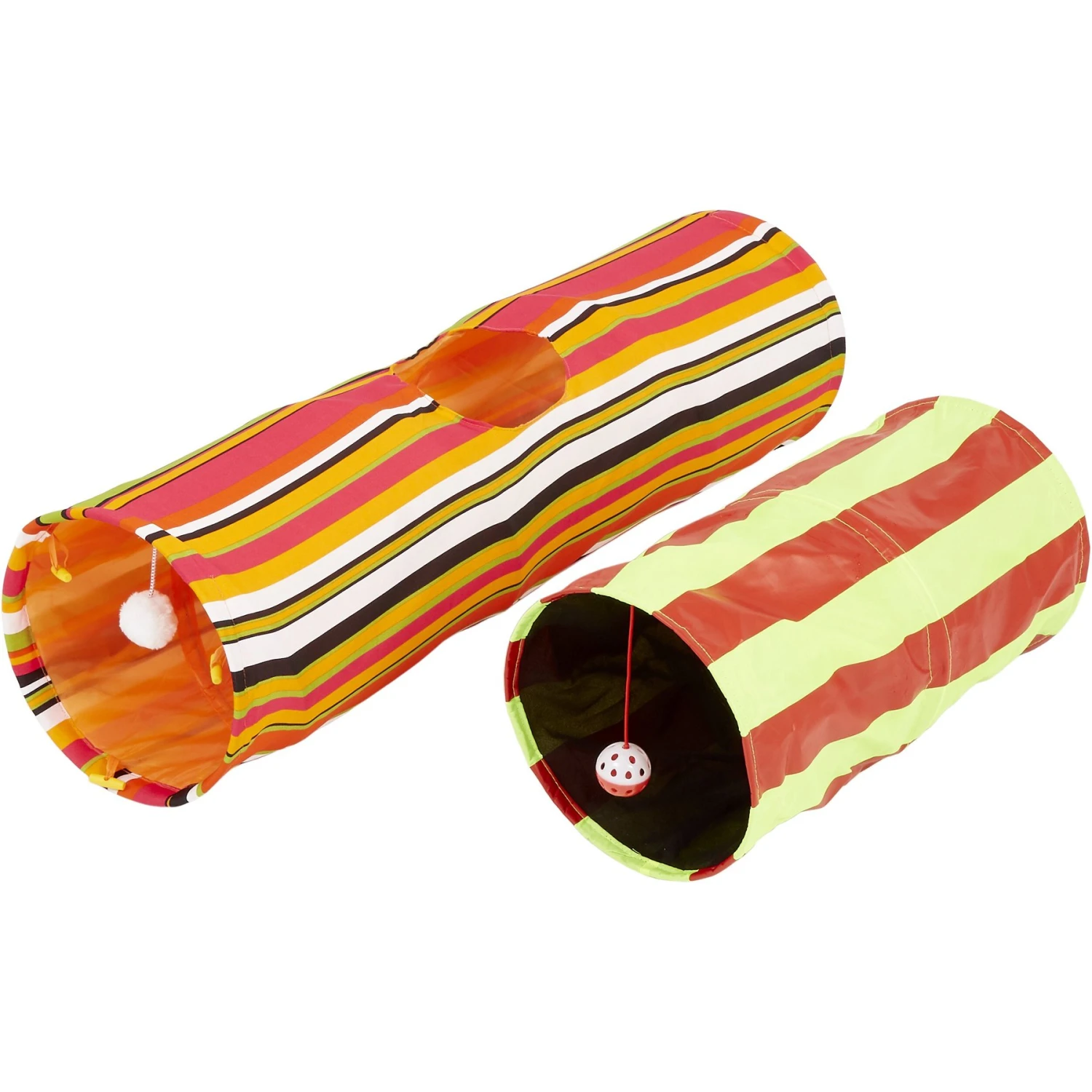 Pet Magasin Collapsible Cat Tunnel Toys, 2-pack