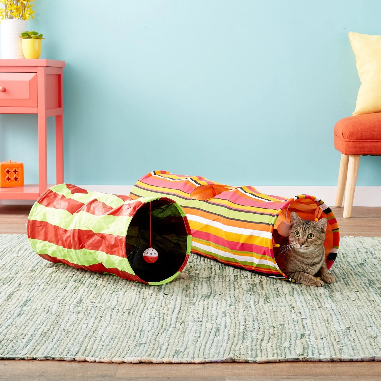 Pet Magasin Collapsible Cat Tunnel Toys, 2-pack - Image 8