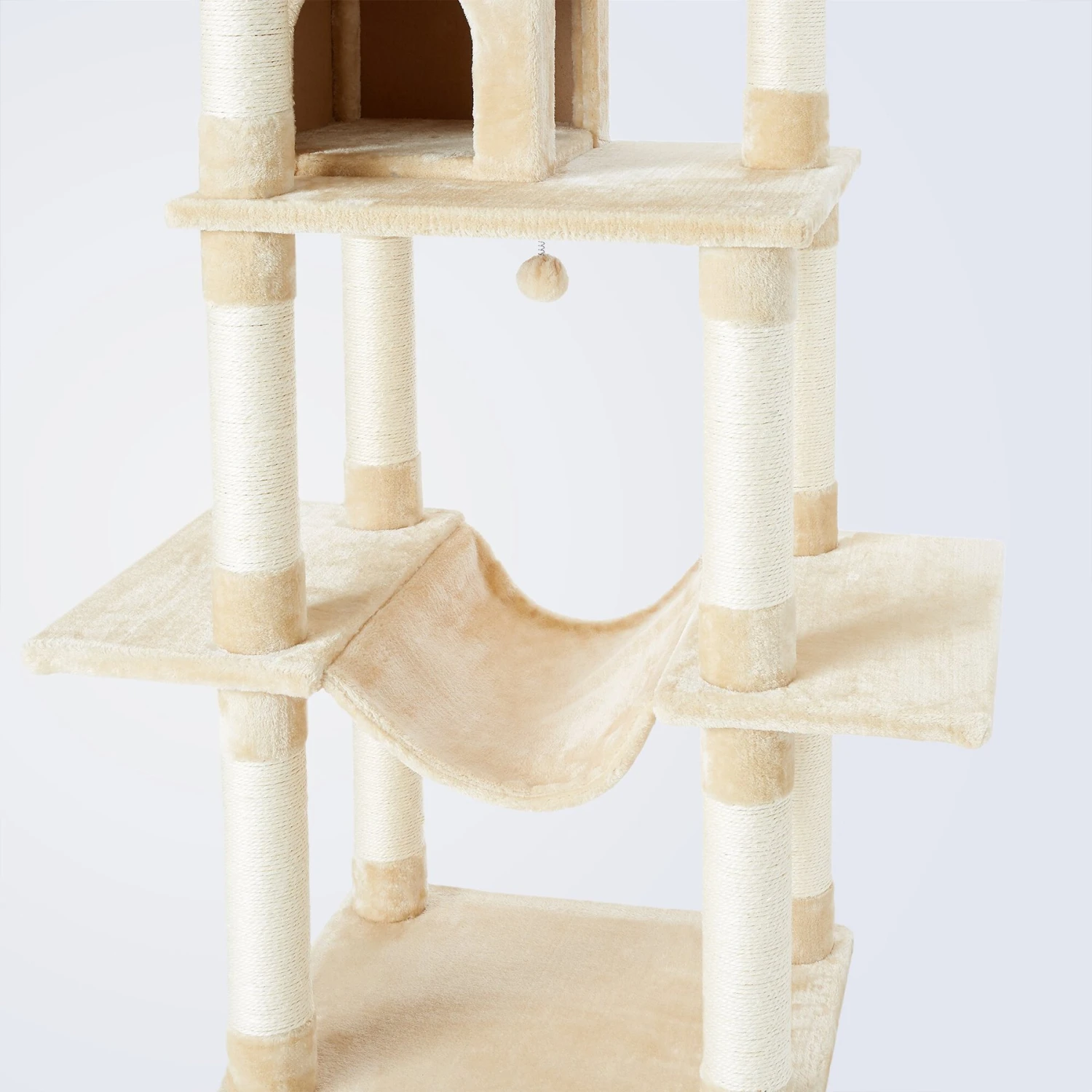 Frisco 78-in Faux Fur Cat Tree & Condo - Image 3