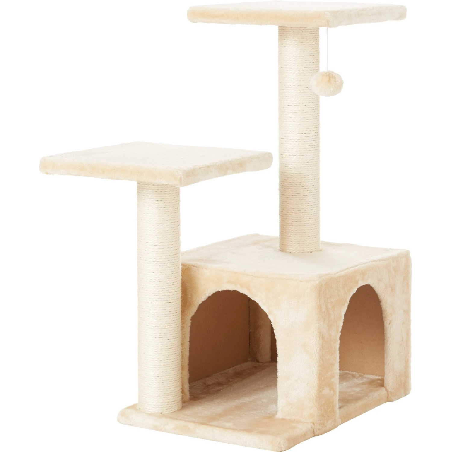 Frisco 28-in Faux Fur Cat Tree & Condo - Image 6