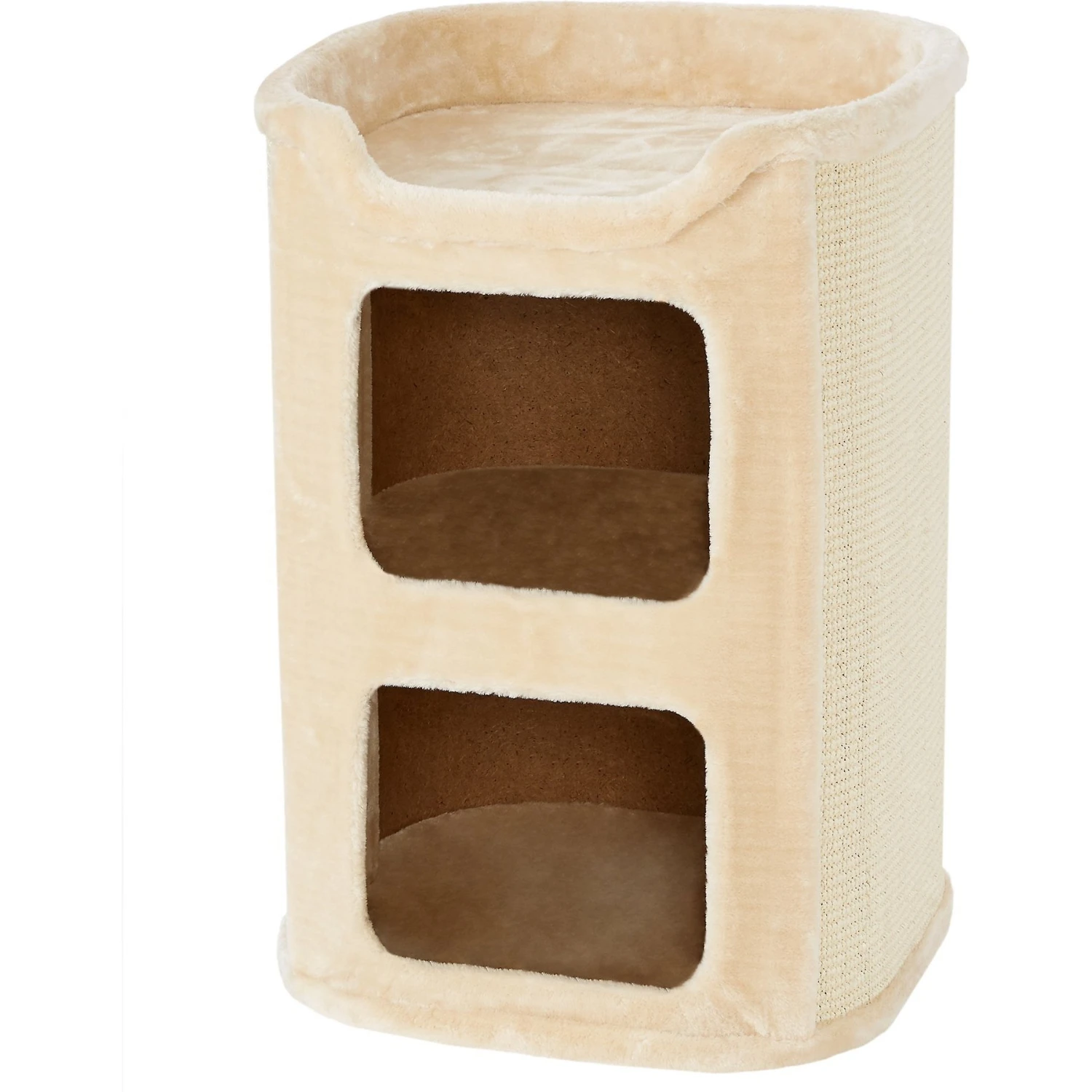 Frisco 24-in 2-Story Faux Fur Cat Condo - Image 6