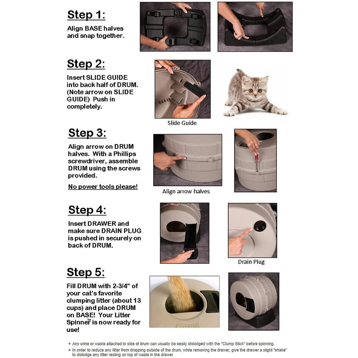 Litter Spinner Cat Litter Box For Small Cats - Image 5