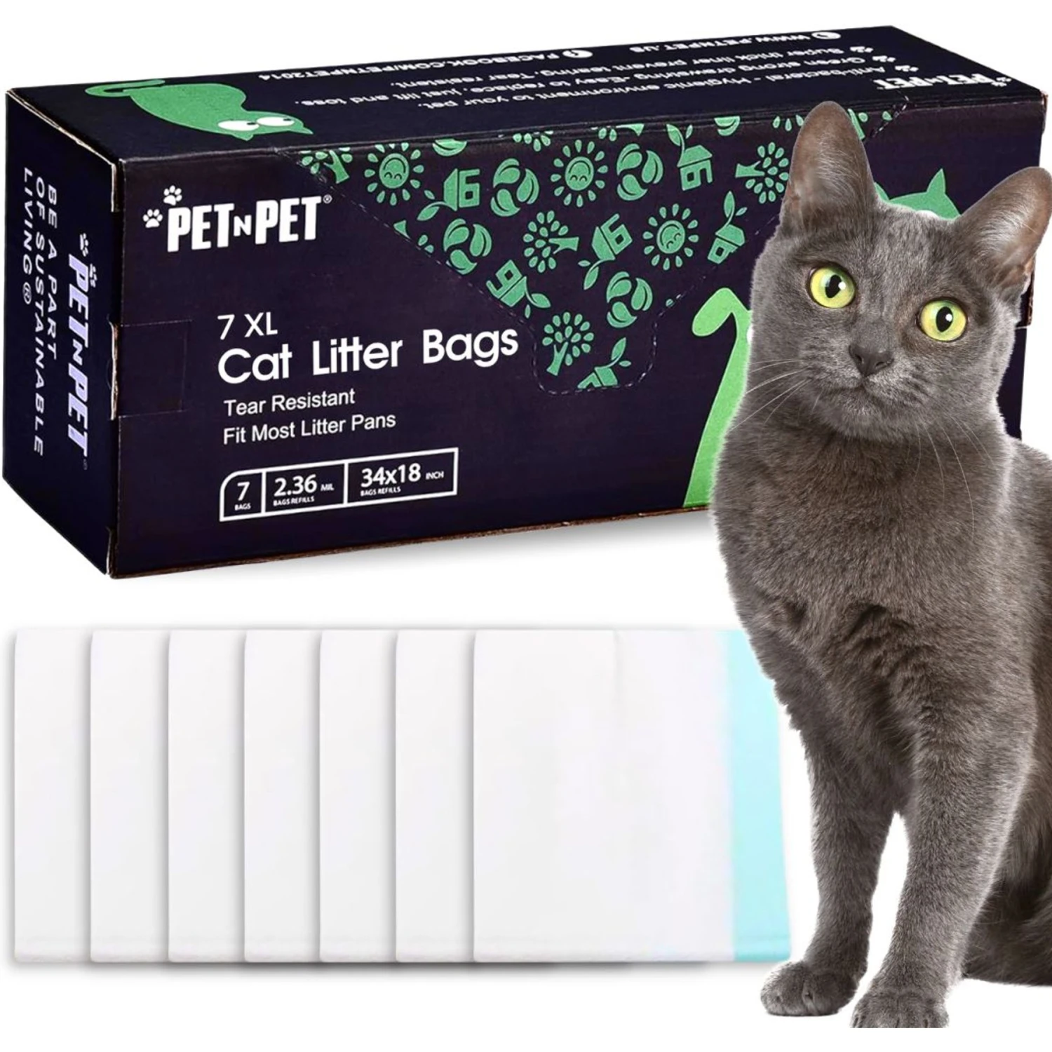 PET N PET Cat Litter Box Liners