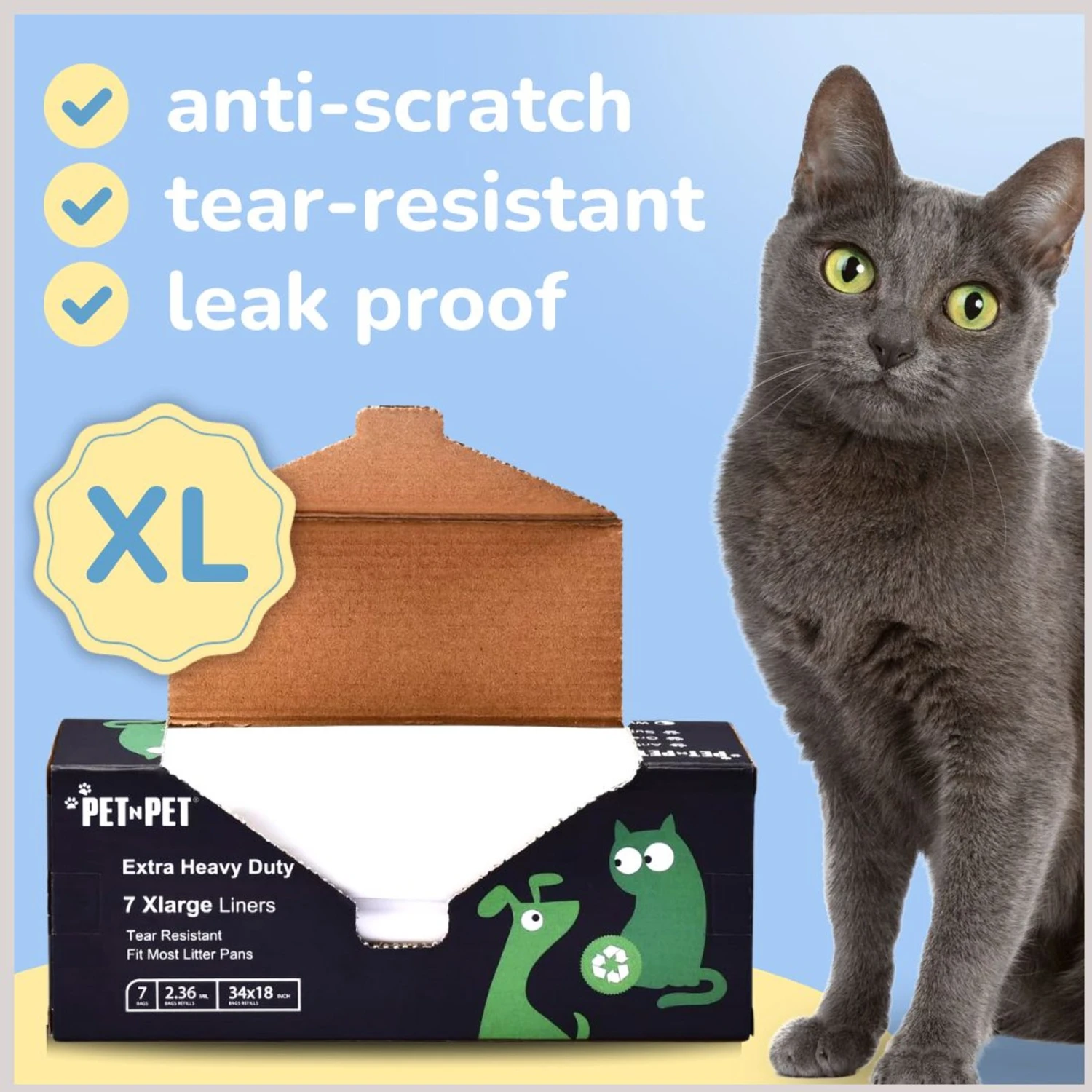 PET N PET Cat Litter Box Liners - Image 2