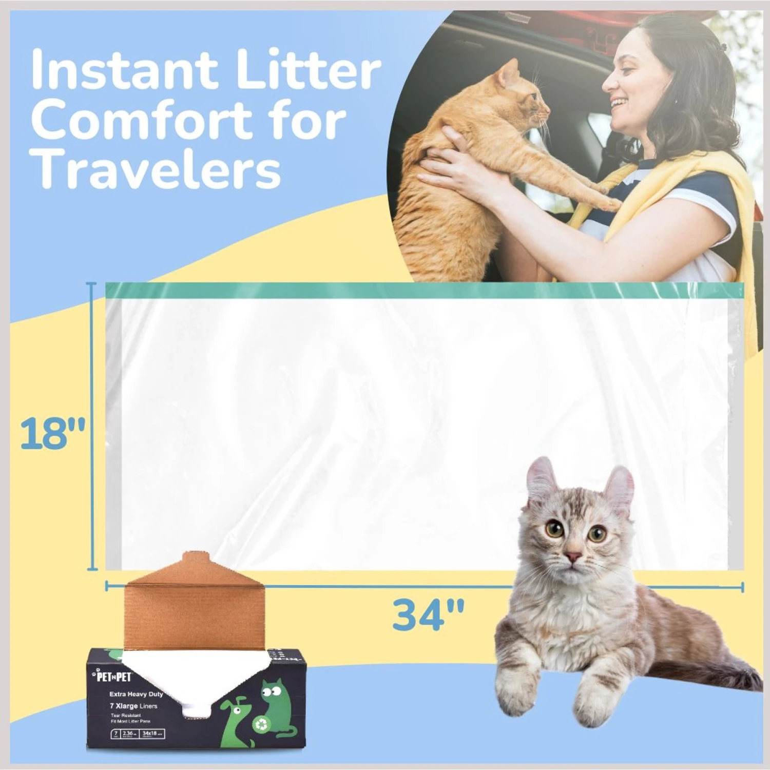 PET N PET Cat Litter Box Liners - Image 5