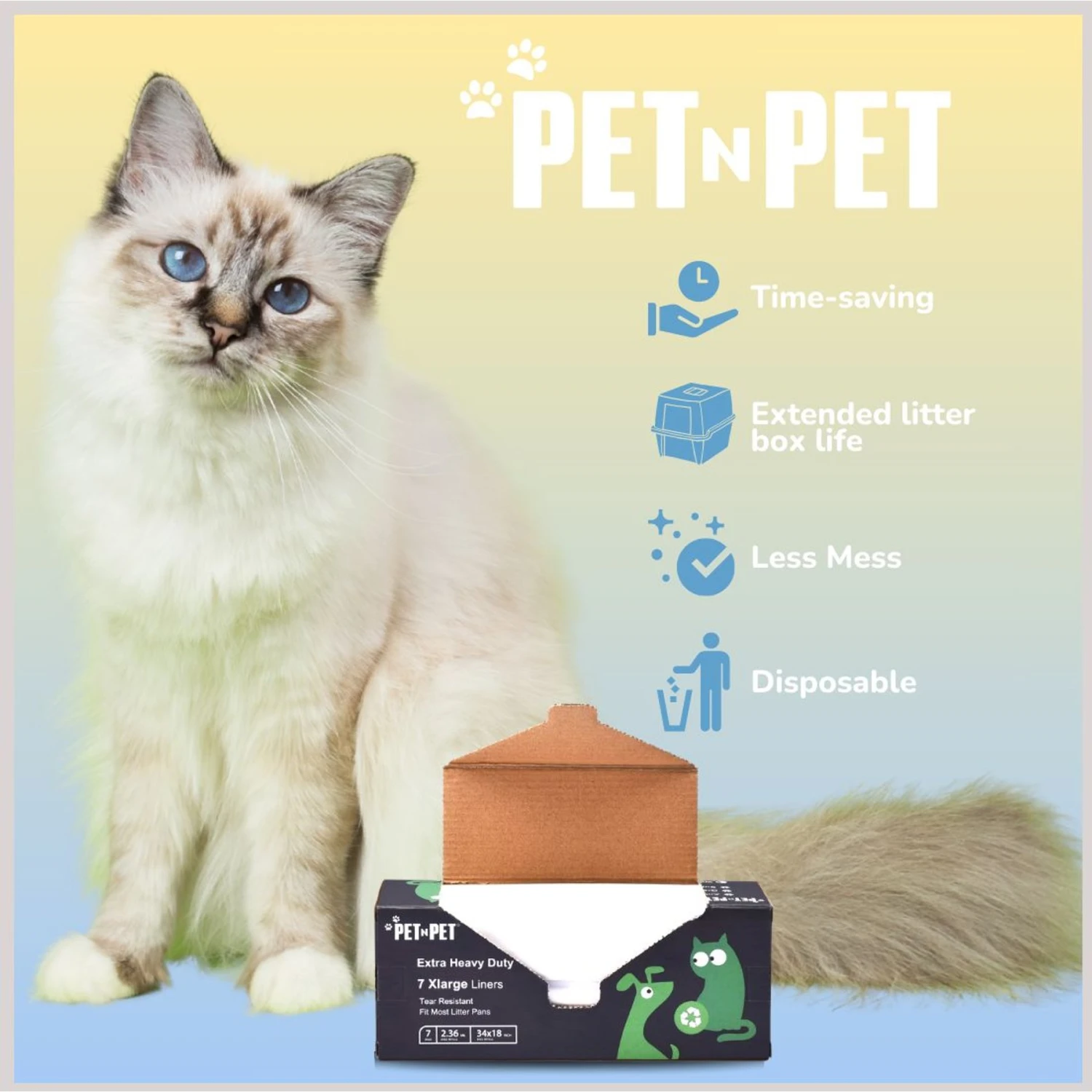 PET N PET Cat Litter Box Liners - Image 6