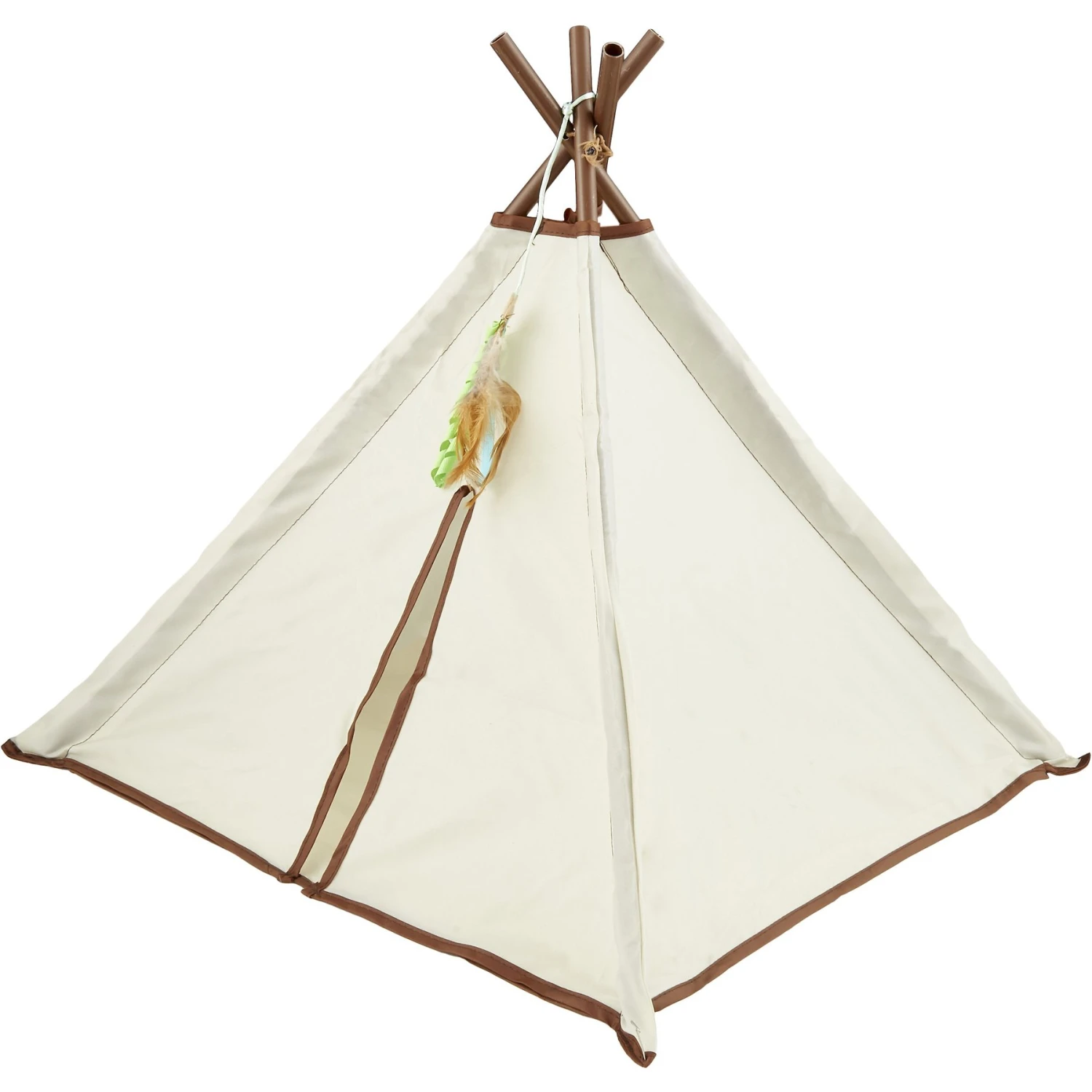SmartyKat Kitty Camp TeePee Cat Toy