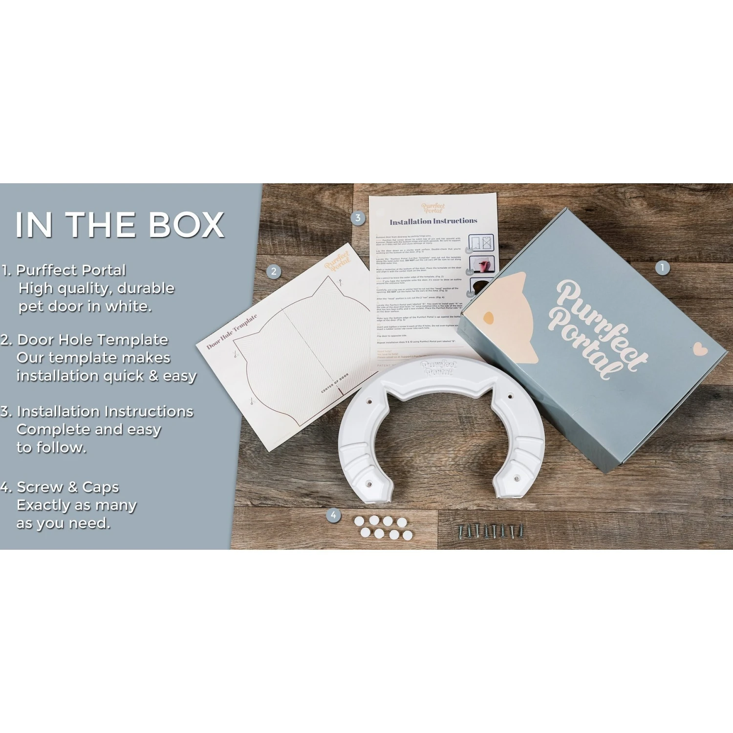 Purrfect Portal Original Interior Cat Door - Image 7