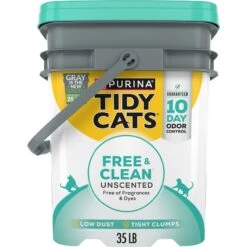Tidy Cats Free & Clean Unscented Clumping Clay Cat Litter