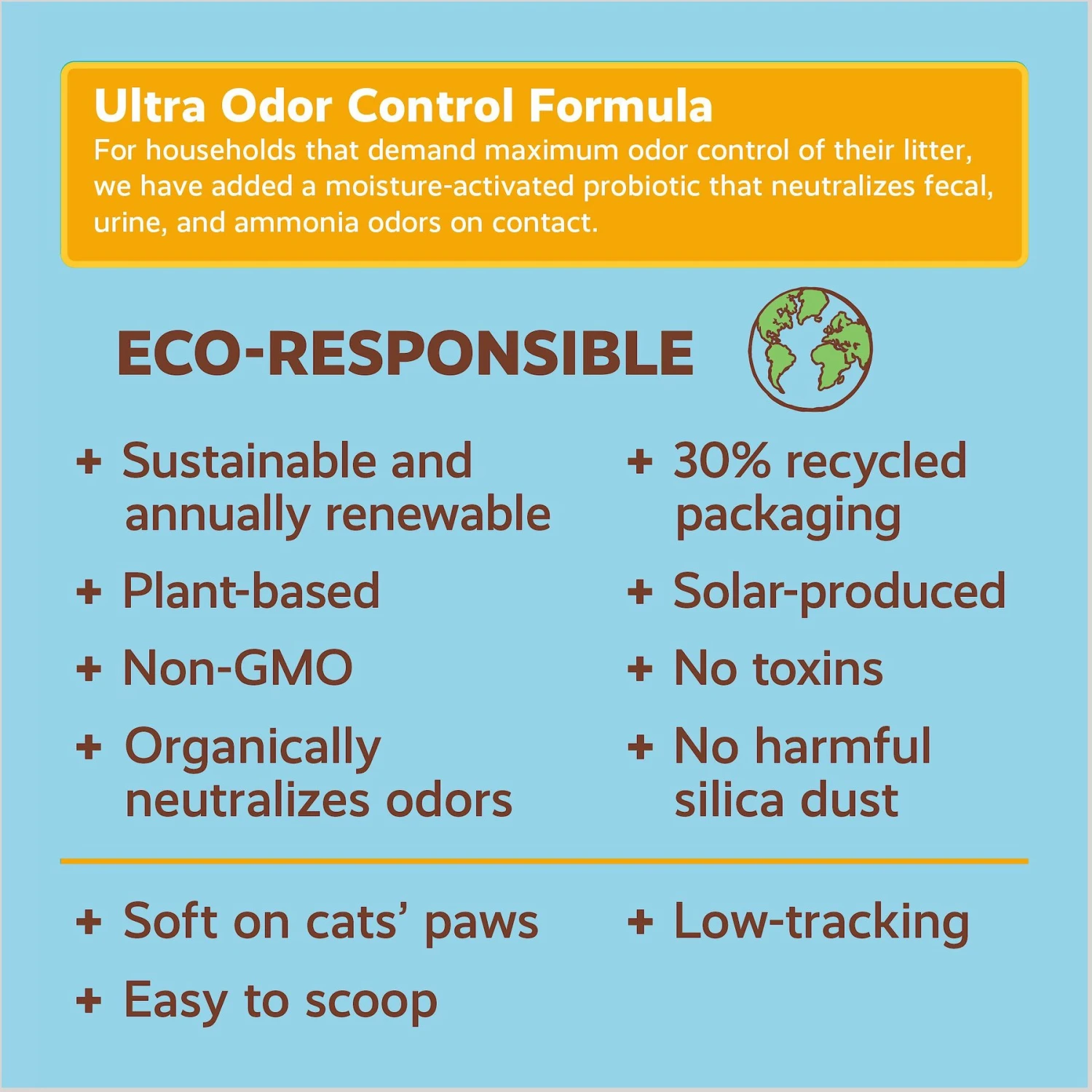 Naturally Fresh Multi-Cat Fresh Unscented Clumping Walnut Cat Litter - Image 4