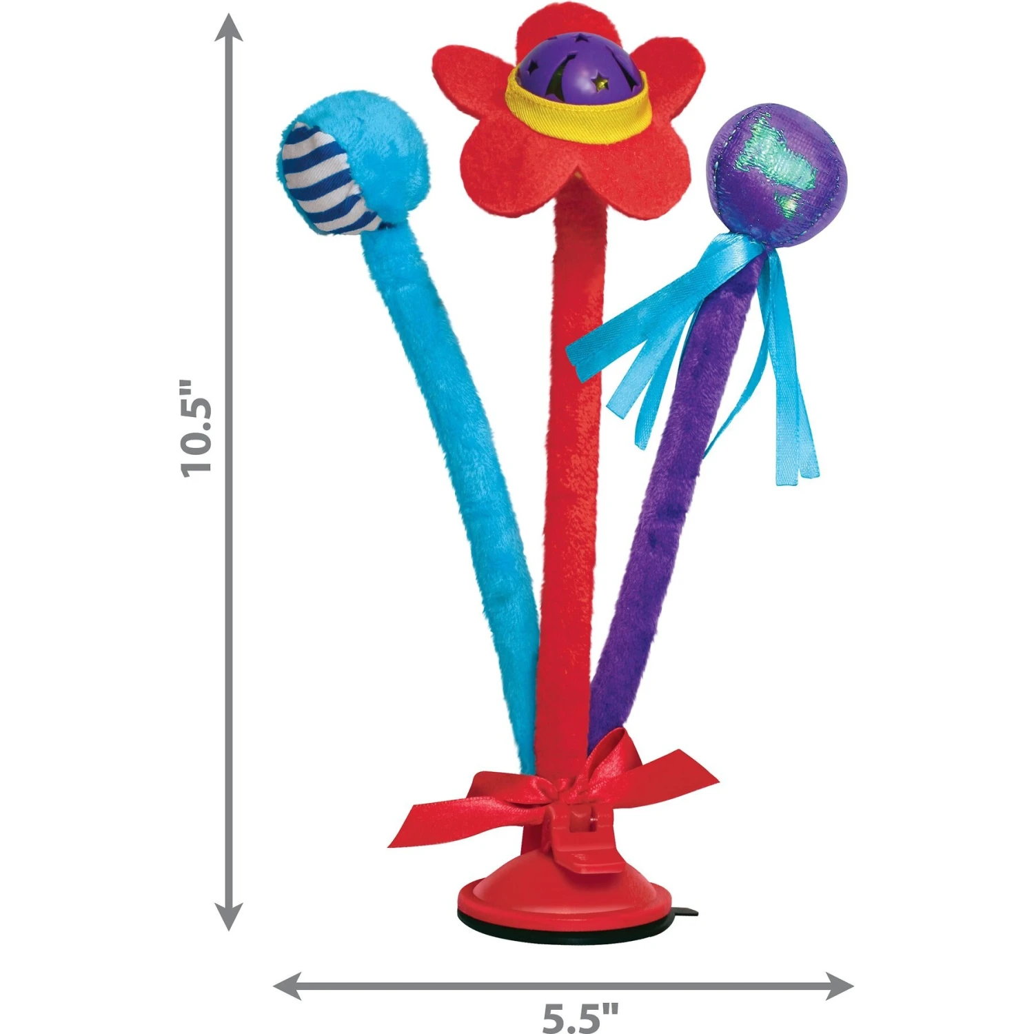 KONG Connects Bat 'N Spring Cat Toy - Image 3