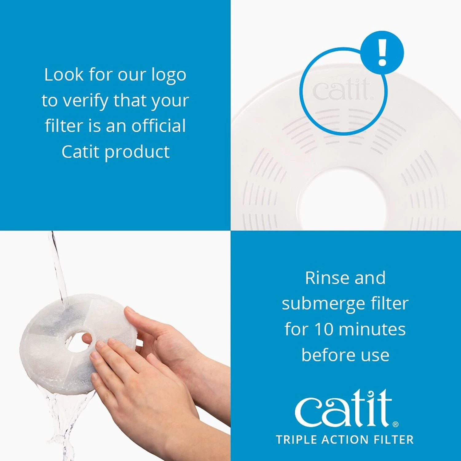 Catit Triple Action Pet Fountain Filter - Image 4