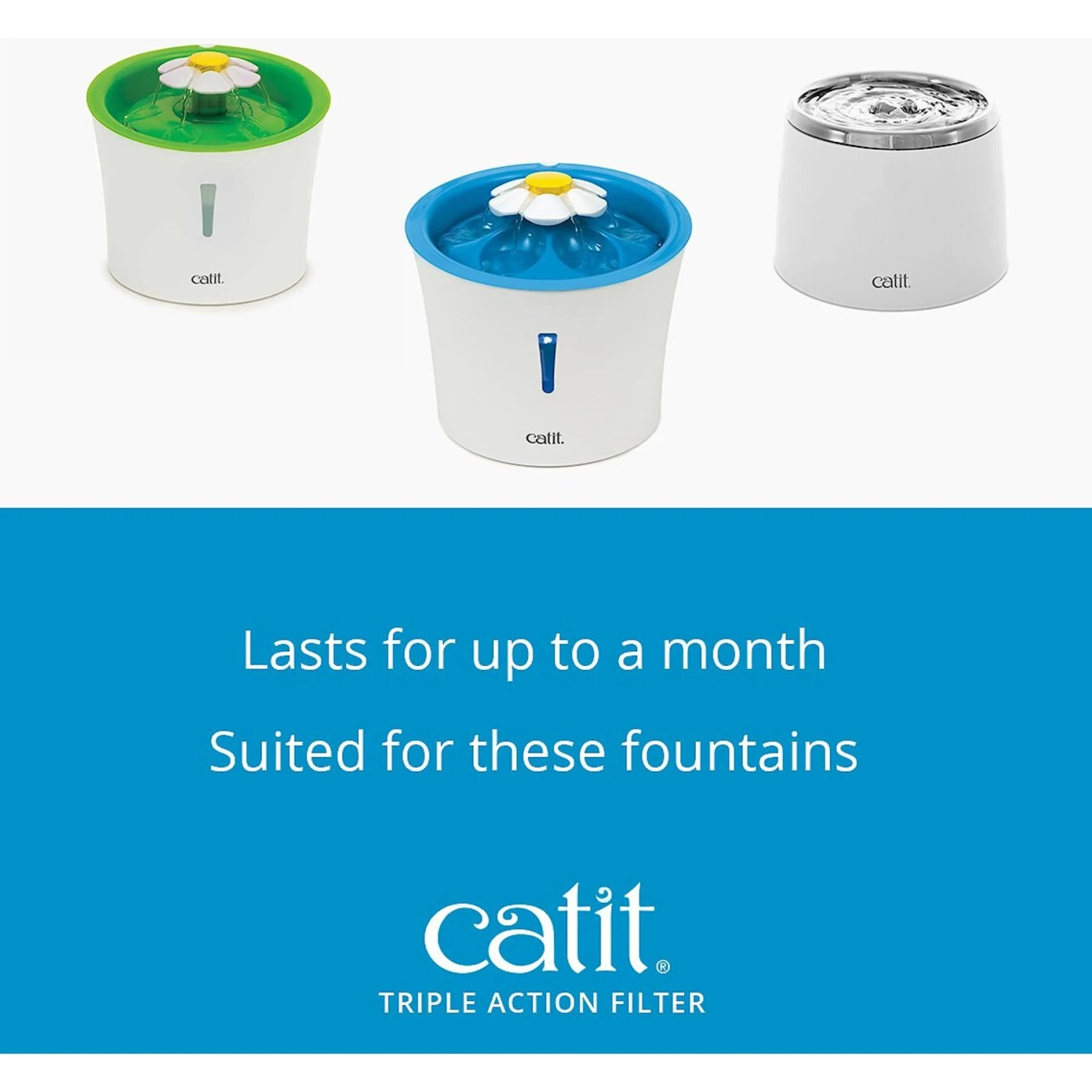 Catit Triple Action Pet Fountain Filter - Image 5
