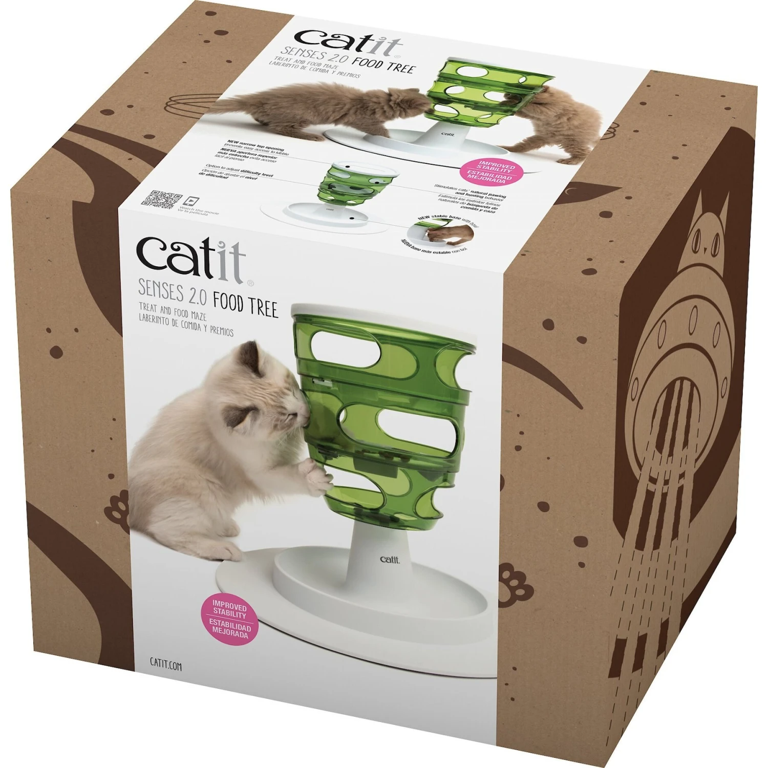 Catit Senses 2.0 Food Tree Cat Feeder - Image 4