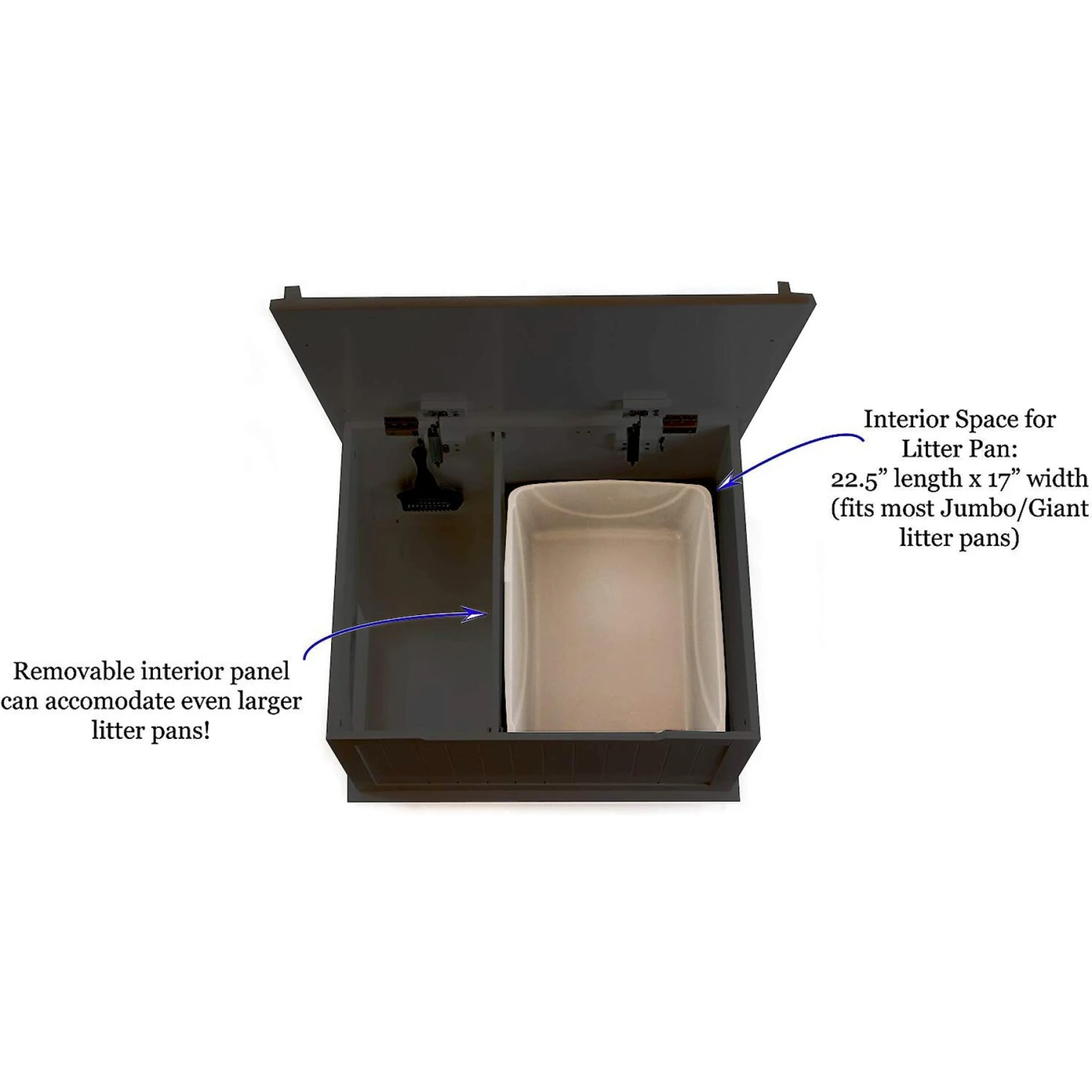 Designer Pet Products Catbox Enclosure Litter Box - Image 6