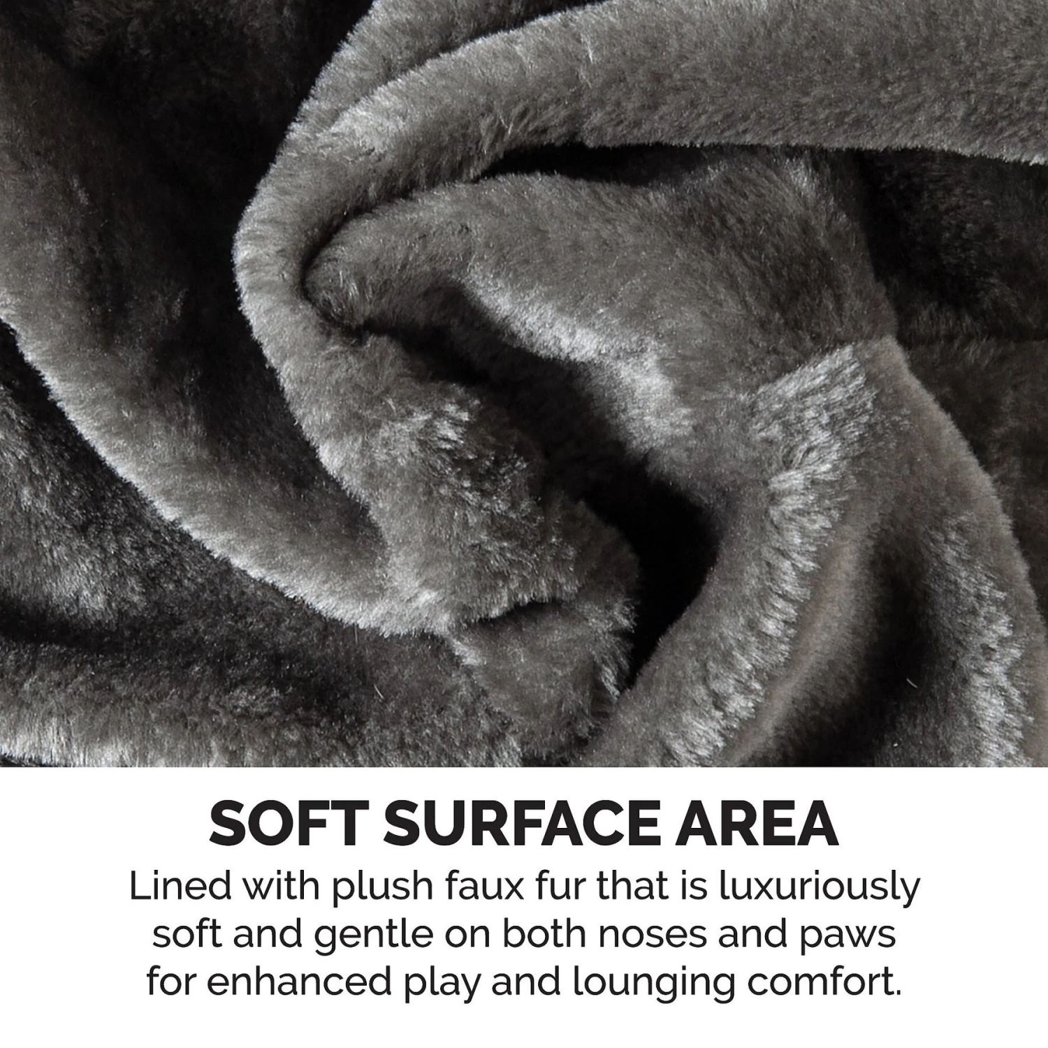 Tiger Tough Double Decker Playground 69.3-in Faux Fur Cat Tree & Condo - Image 8