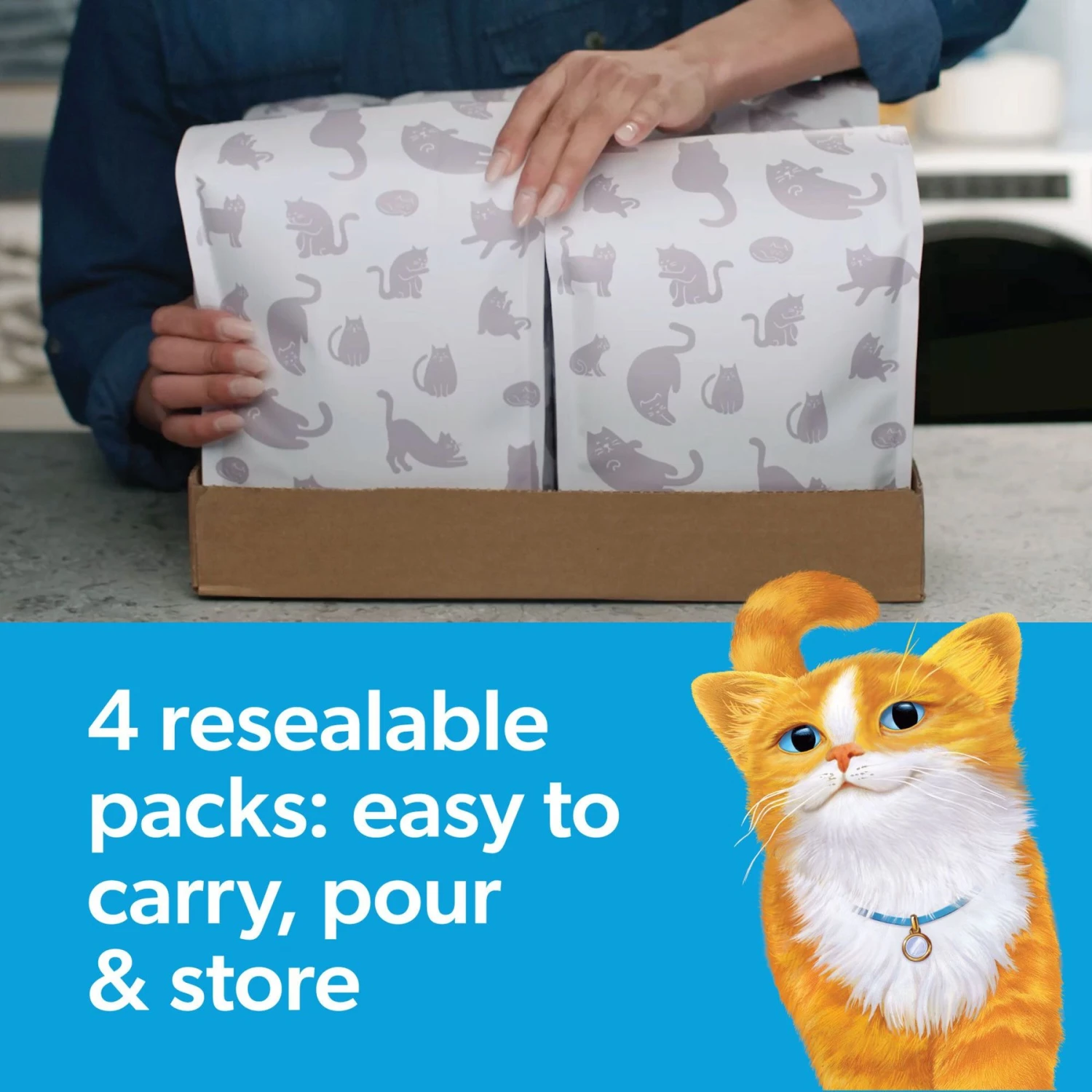 Fresh Step Triple Action Scented Clumping Clay Cat Litter - Image 6