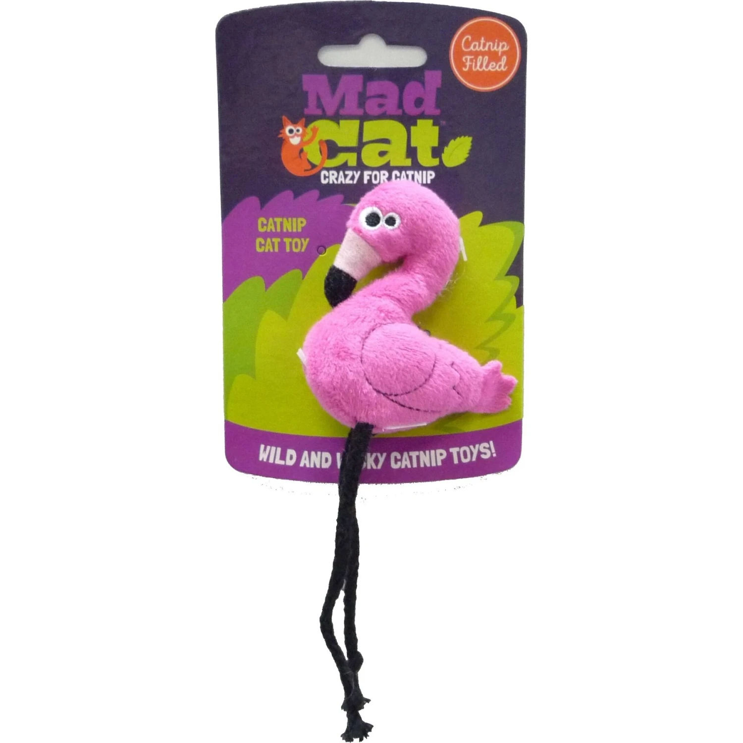 Mad Cat Flingin' Flamingo Catnip & Silvervine Cat Toy - Image 6