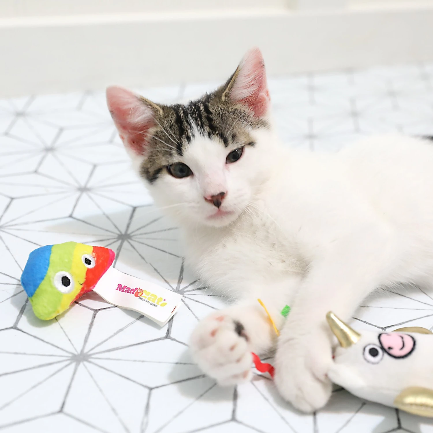 Mad Cat Mewnicorn & Rainbow Poop Catnip & Silvervine Cat Toy - Image 4