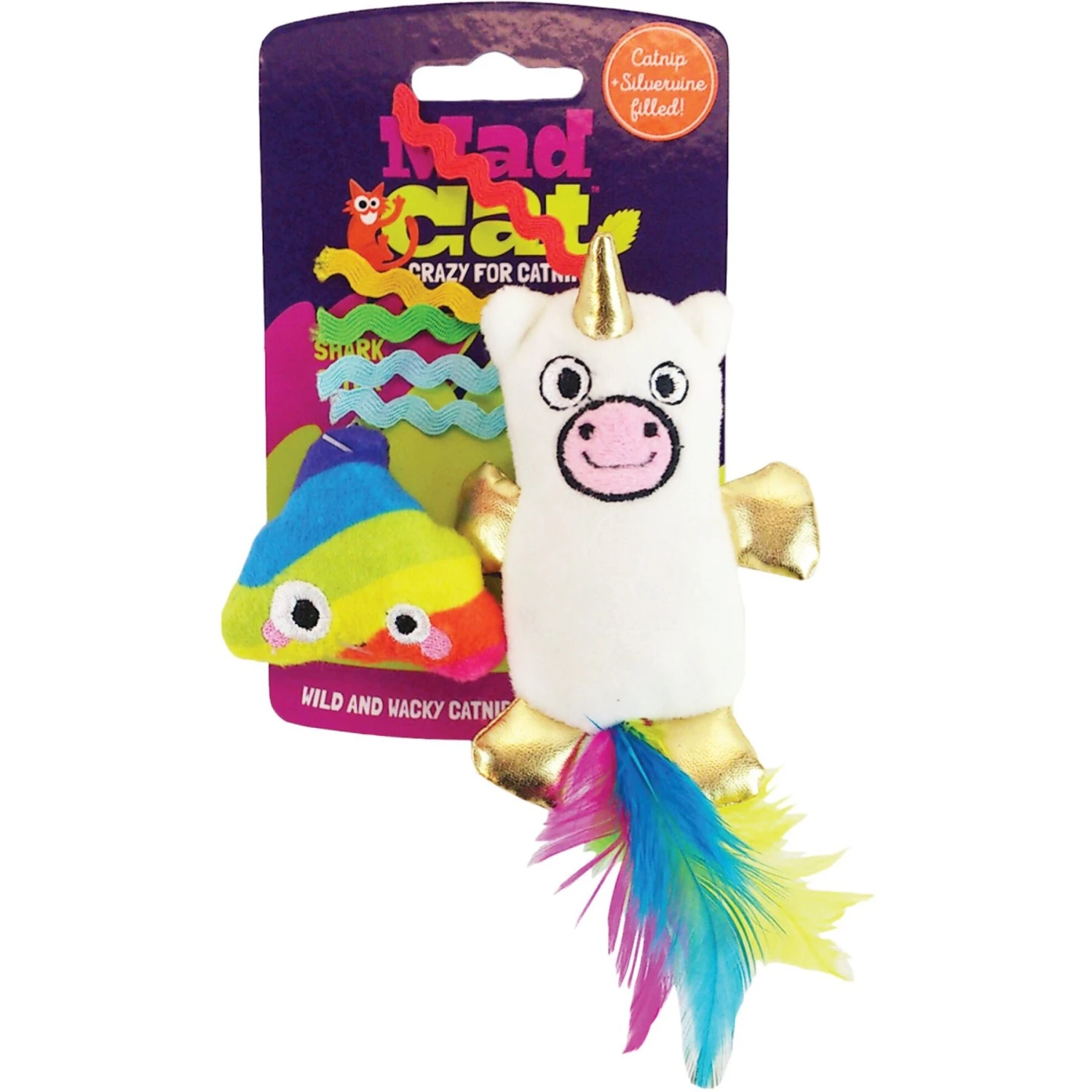 Mad Cat Mewnicorn & Rainbow Poop Catnip & Silvervine Cat Toy - Image 5
