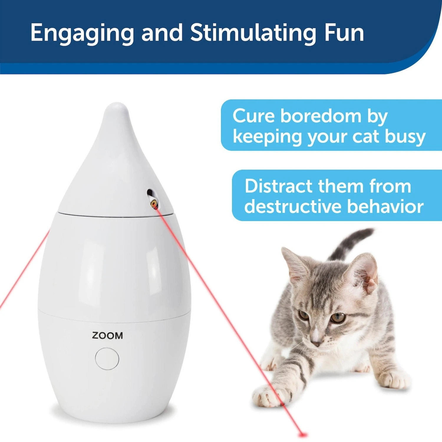 PetSafe Zoom Rotating Laser Cat Toy - Image 4