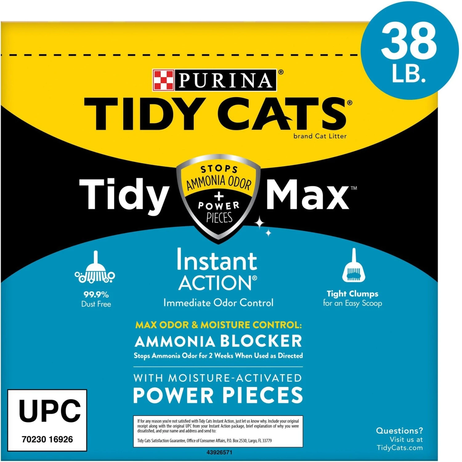 Tidy Max Instant Action Scented Clumping Clay Cat Litter - Image 2