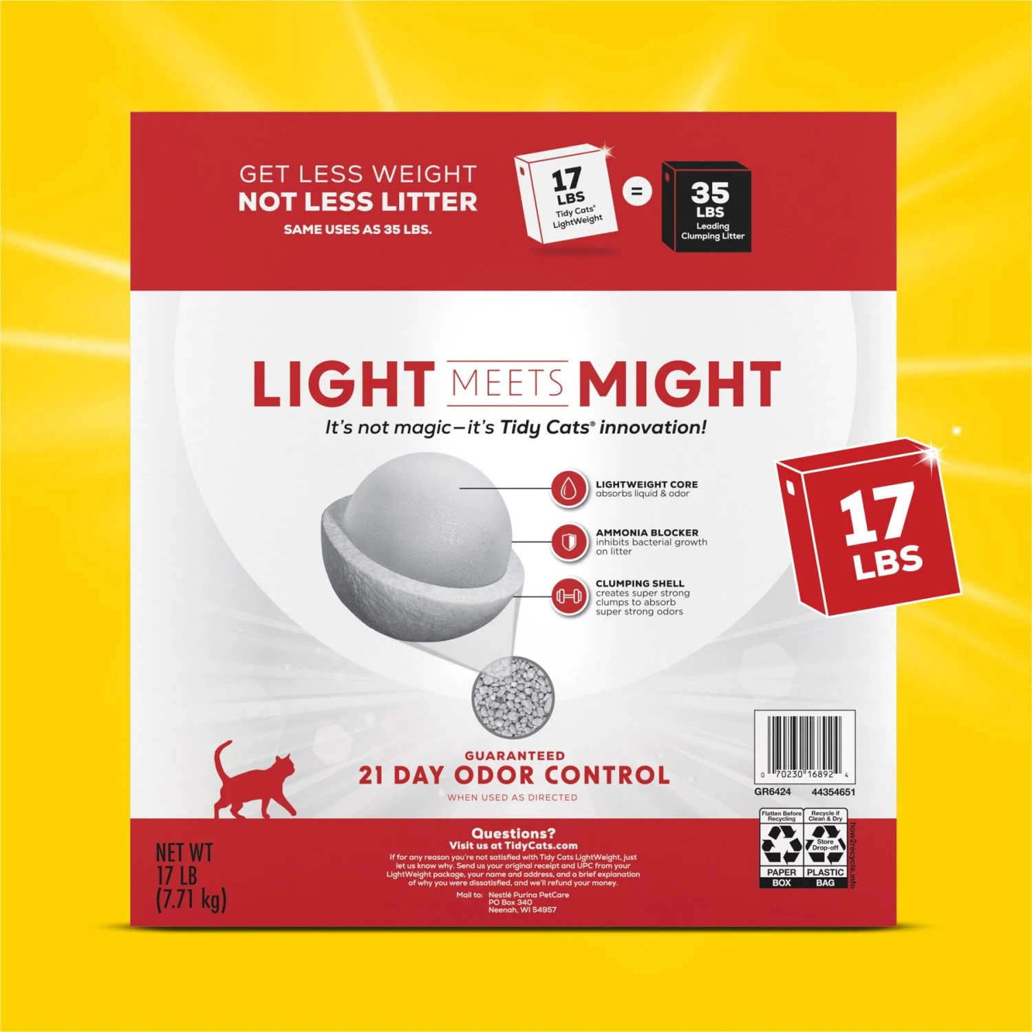 Tidy Cats Lightweight 24/7 Scented Clumping Clay Cat Litter - Image 3