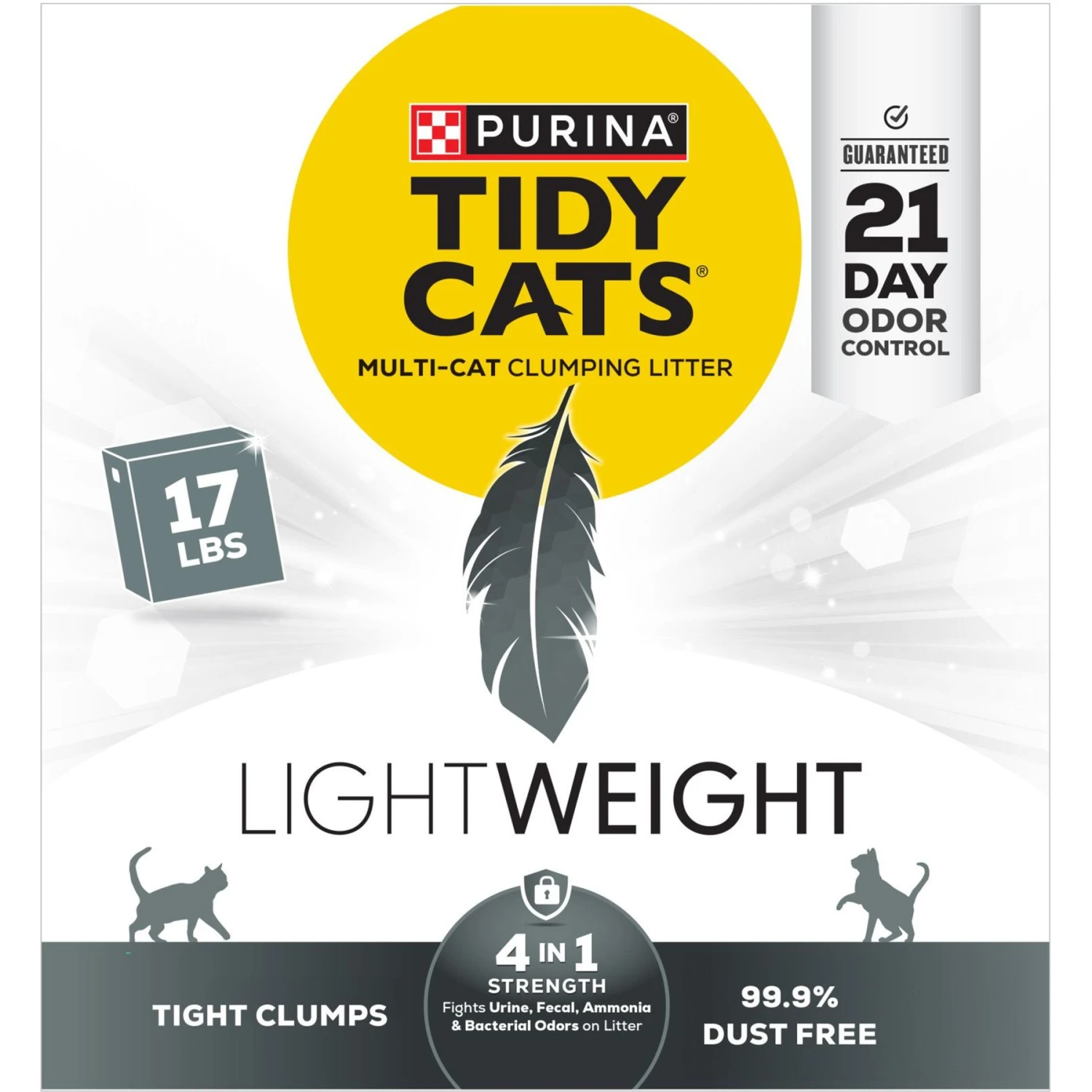 Tidy Cats Lightweight 4-in-1 Scented Clumping Clay Cat Litter