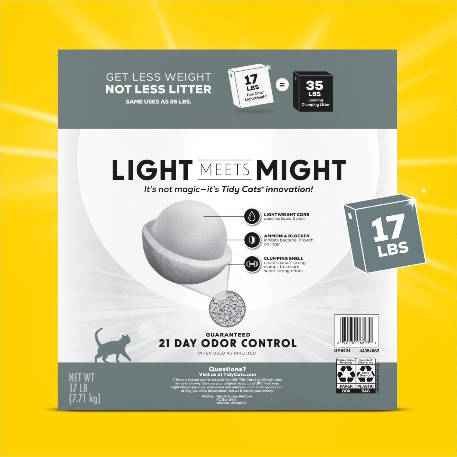 Tidy Cats Lightweight 4-in-1 Scented Clumping Clay Cat Litter - Image 3