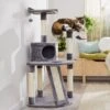 Frisco 48-in Faux Fur Cat Tree & Condo