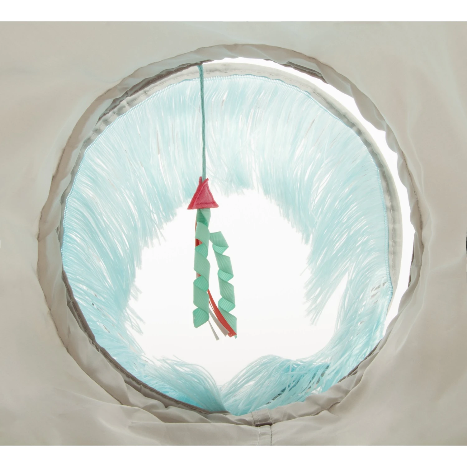 SmartyKat Fringe Frenzy Cat Activity Tunnel - Image 5