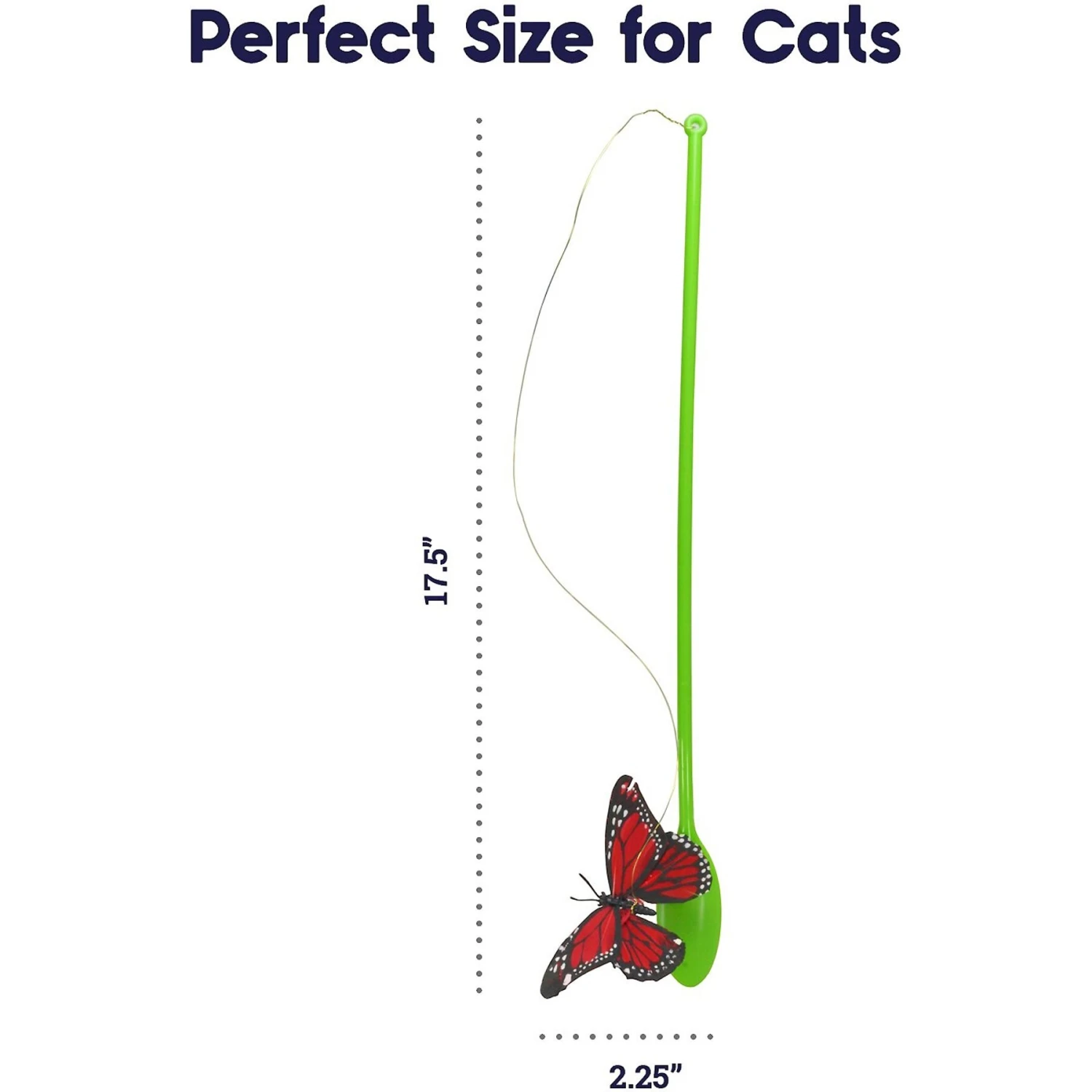 Catstages Butterfly Cat Wand Toy - Image 4