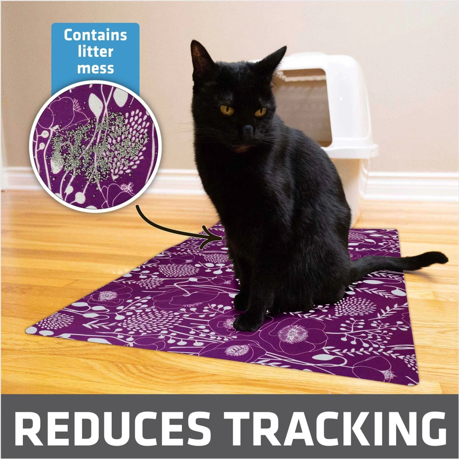 Drymate Protective & Decorative Cat Litter Mat - Image 2