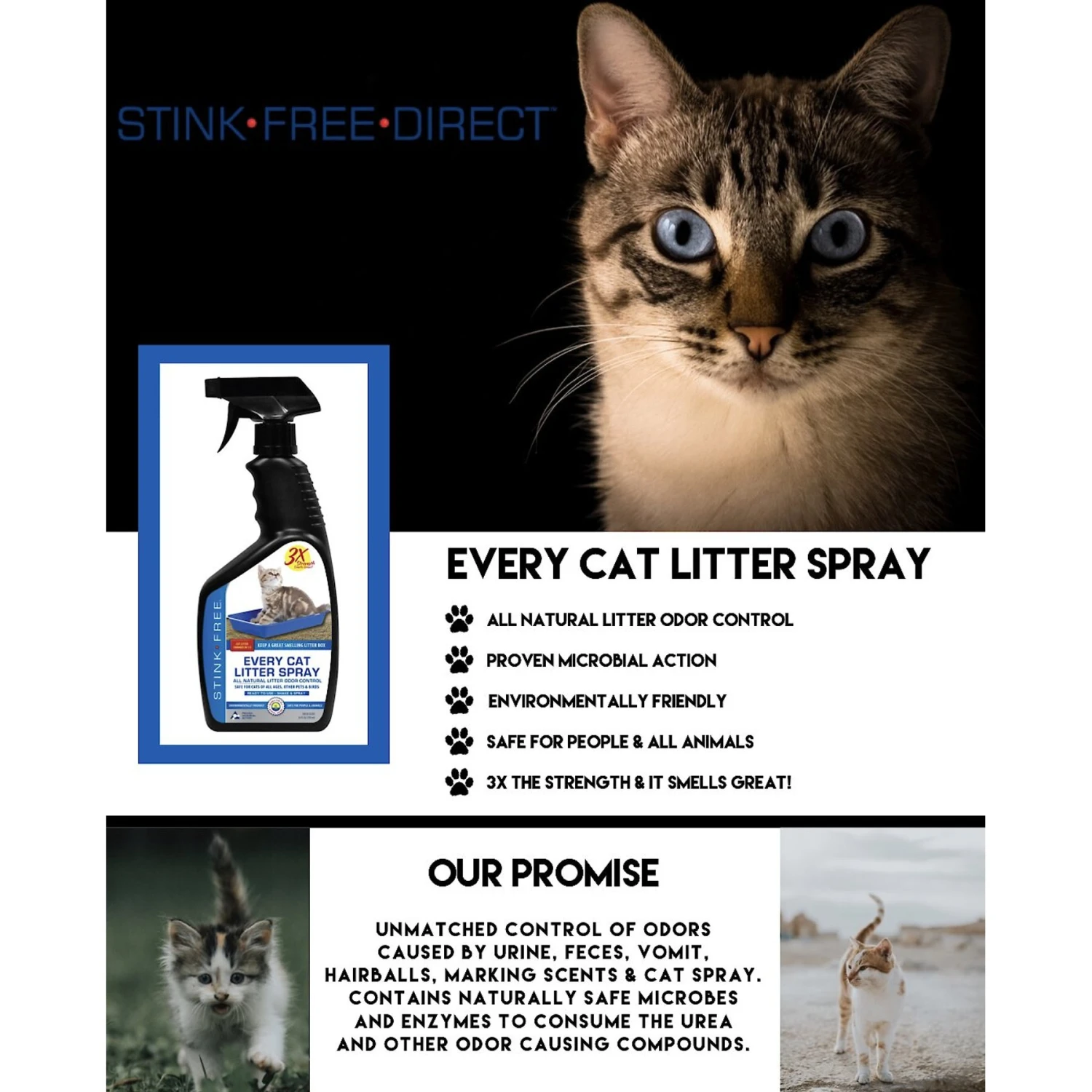 Stink Free Every Cat Litter Spray - Image 3