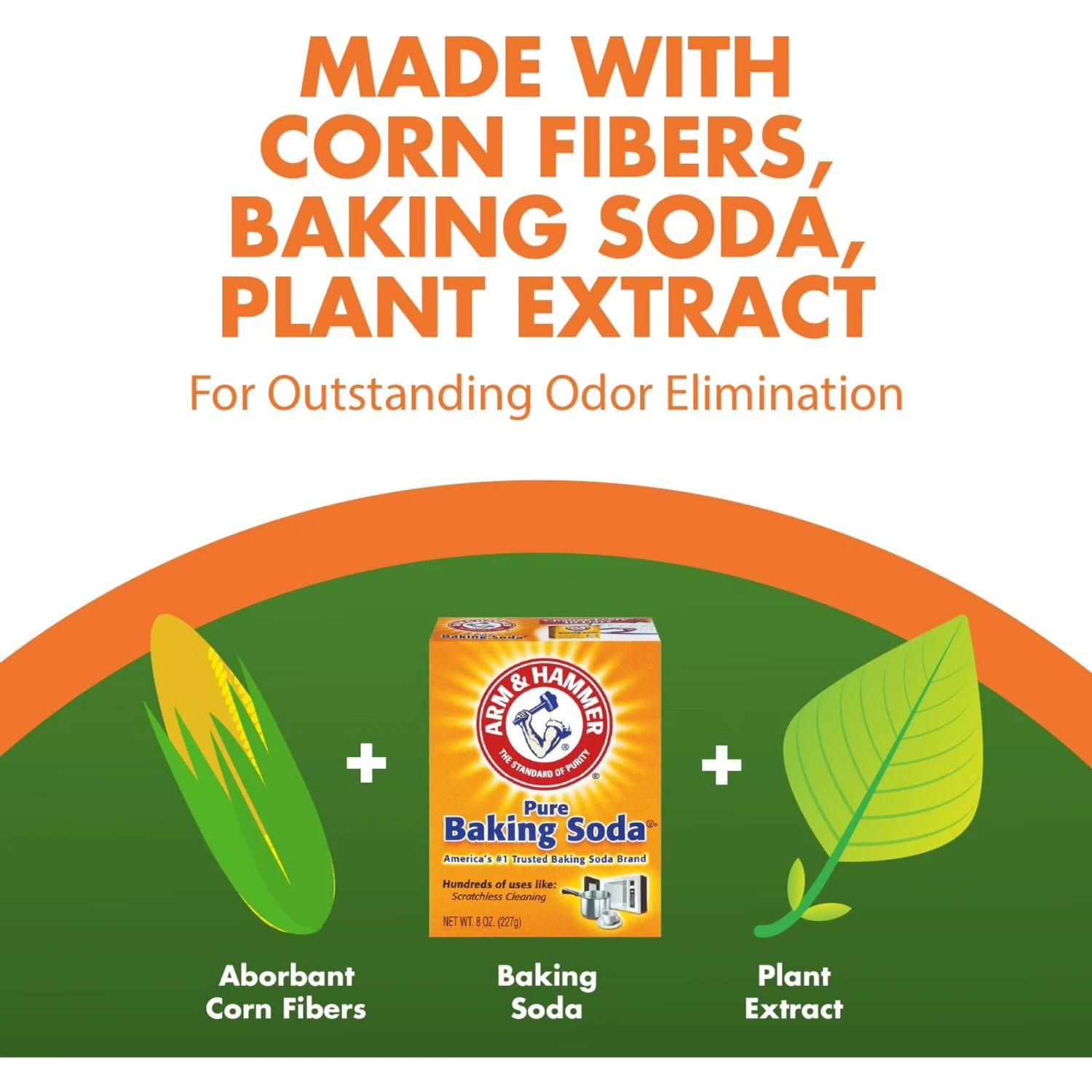 Arm & Hammer Litter Naturals Scented Clumping Corn Cat Litter - Image 2