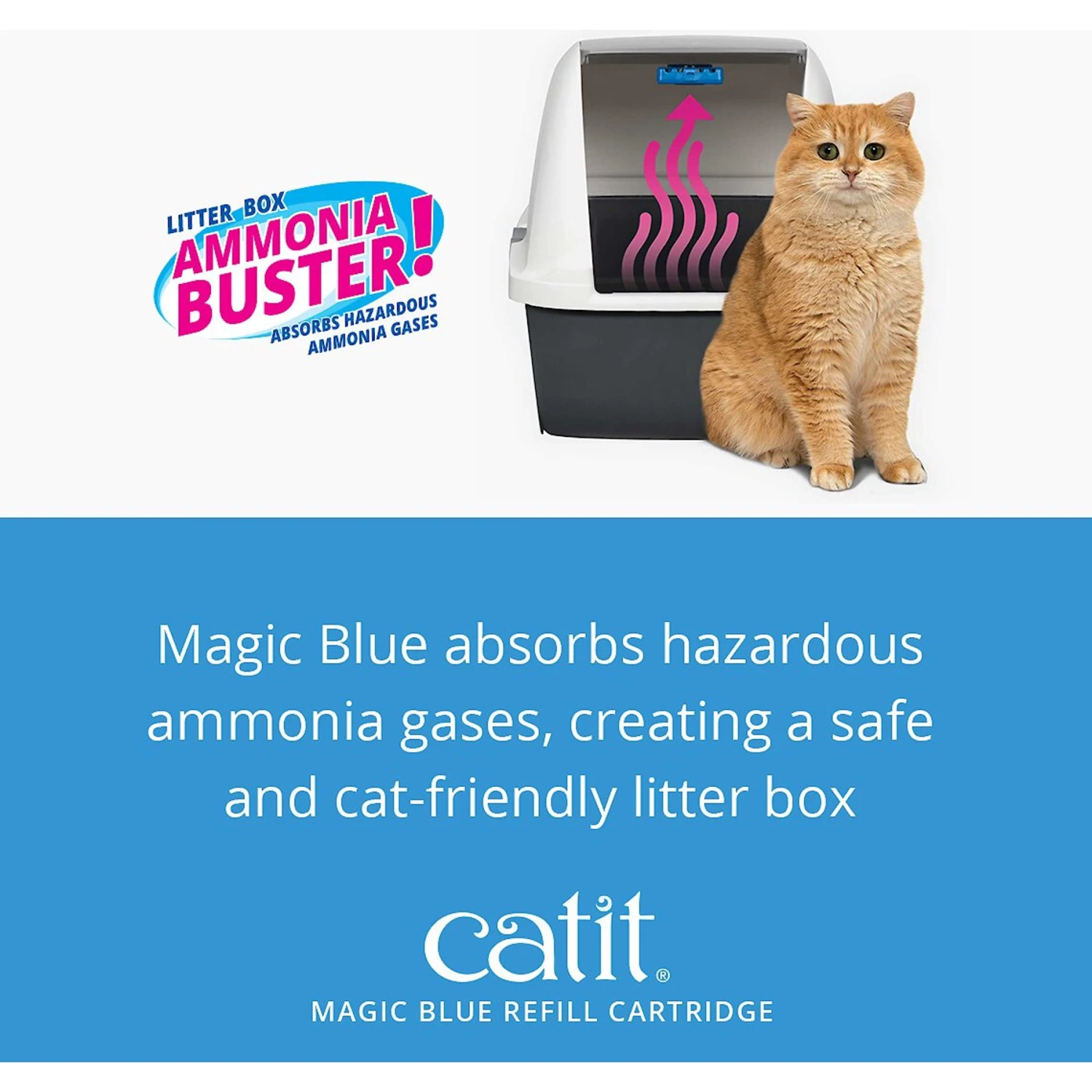 Catit Litter Box Odor Reducing Cat Litter Pad, 2 Count - Image 2