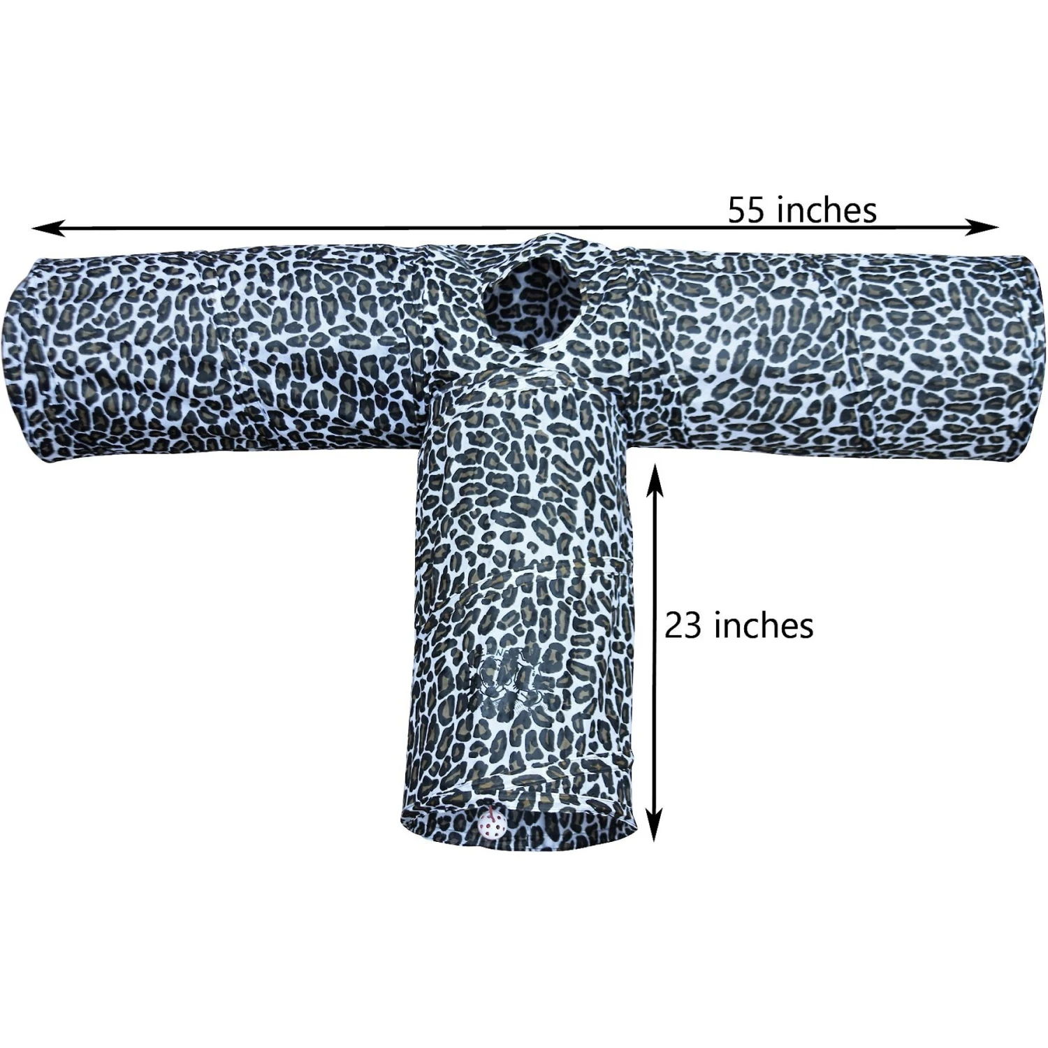 Feline Ruff 12" Premium 3-Way Collapsible Tunnel Cat Toy - Image 2